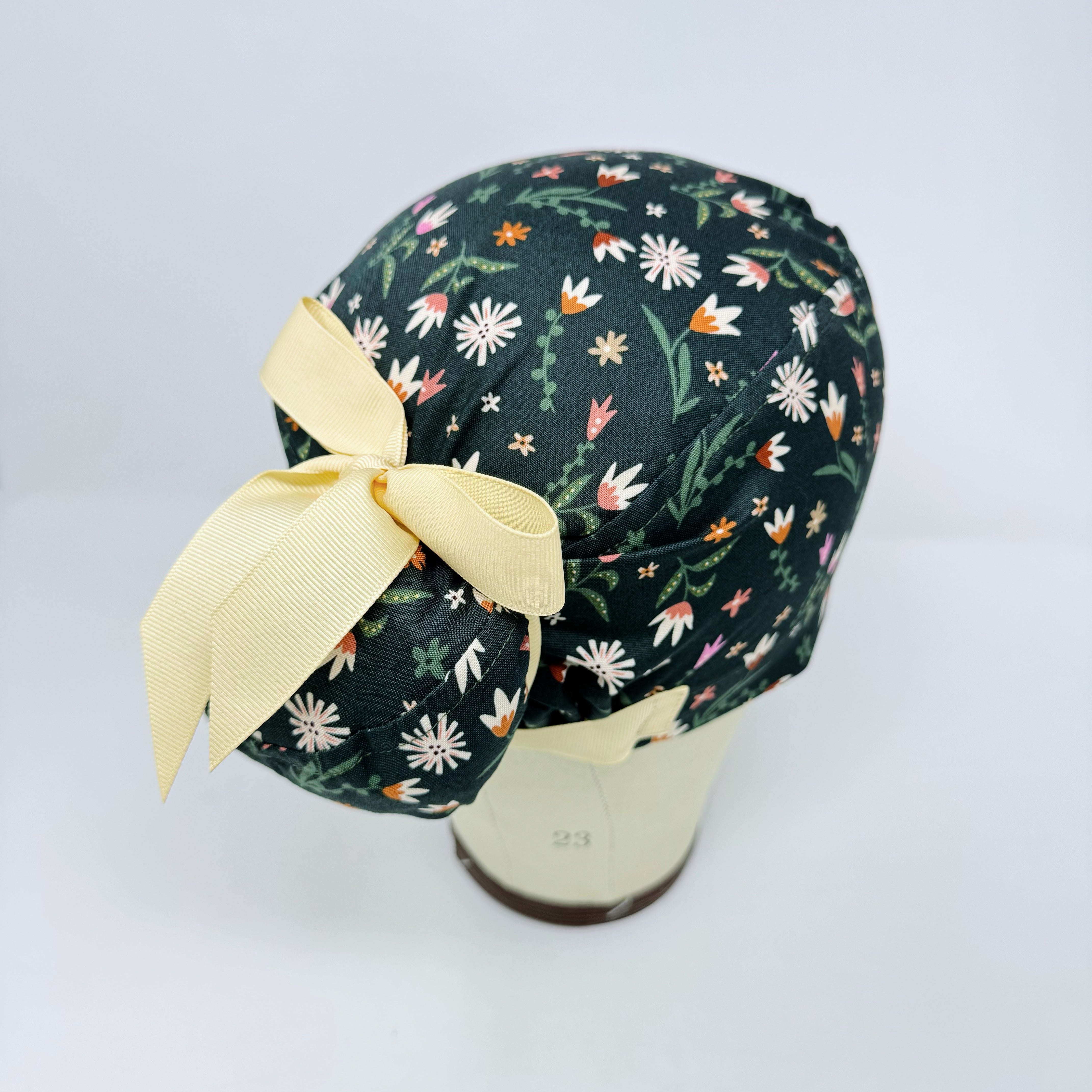 Floral Scrub Caps