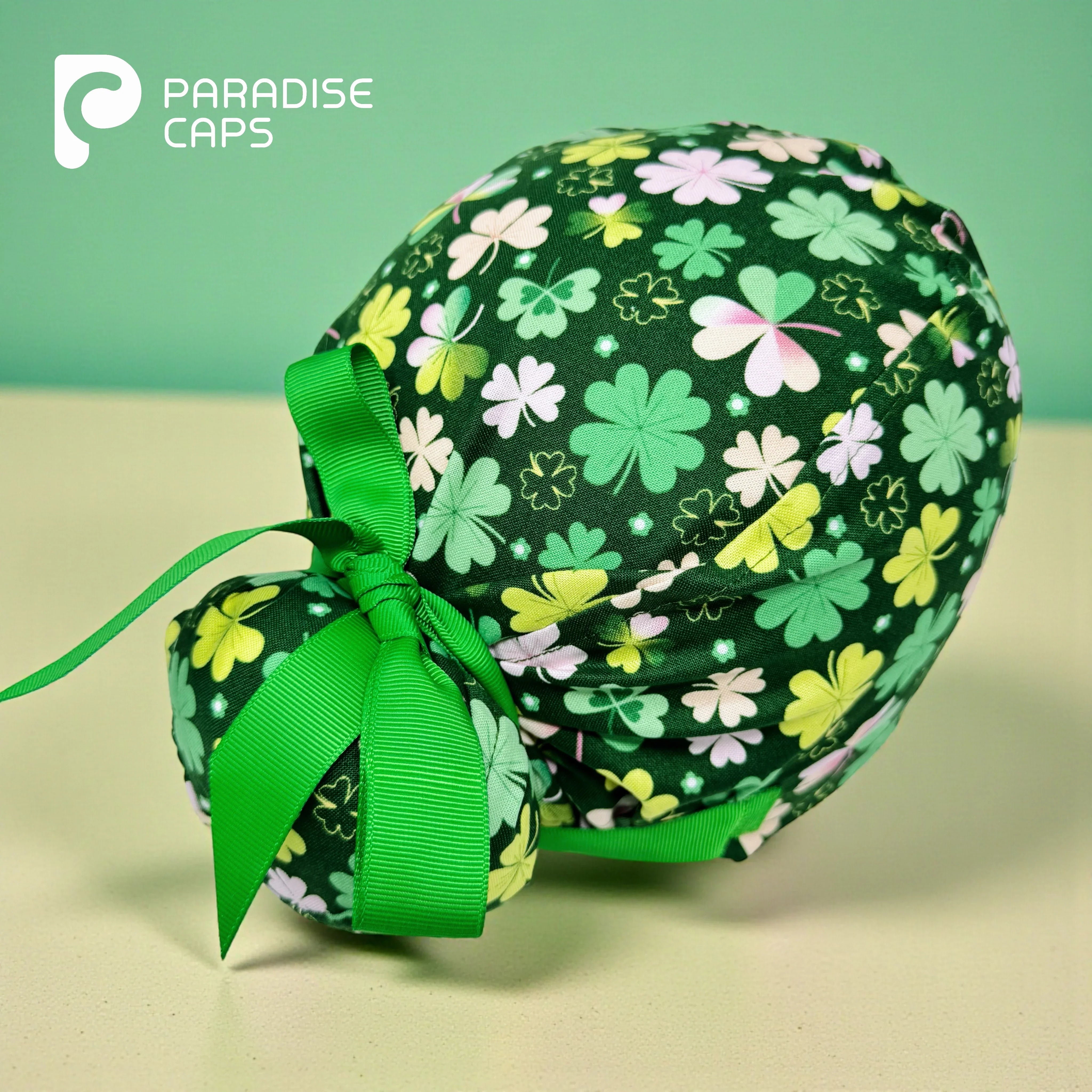 St Patrick's Day Scrub Caps