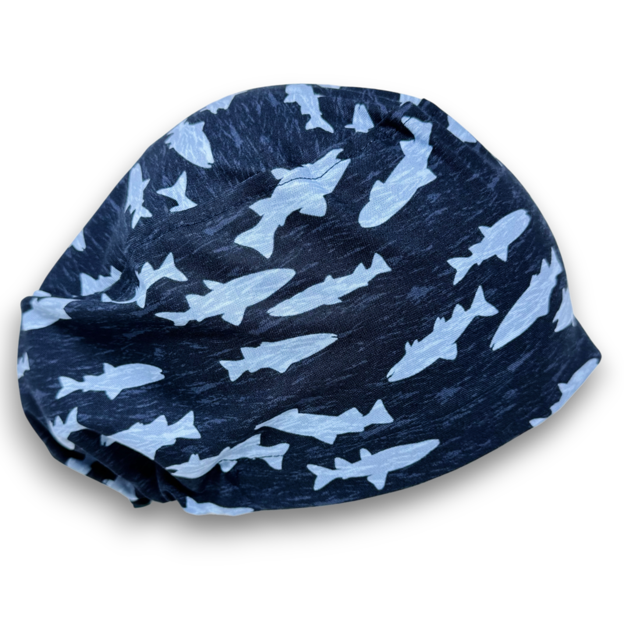 Shark Euro Scrub Cap for Women with Satin Lined Option by Paradise Caps.