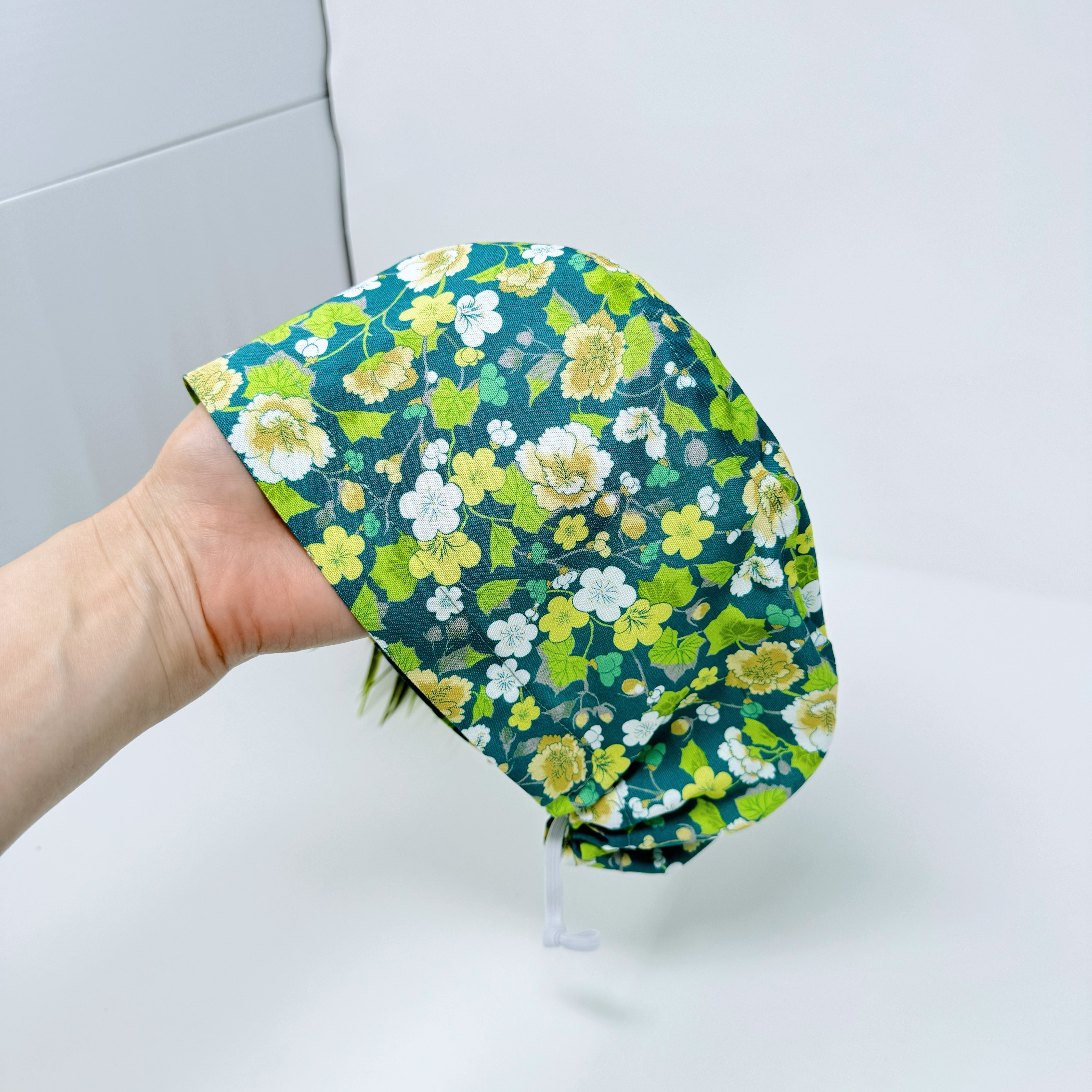 Greenhouse Garden Euro Scrub Cap for Women with Satin Lined Option by Paradise Caps.