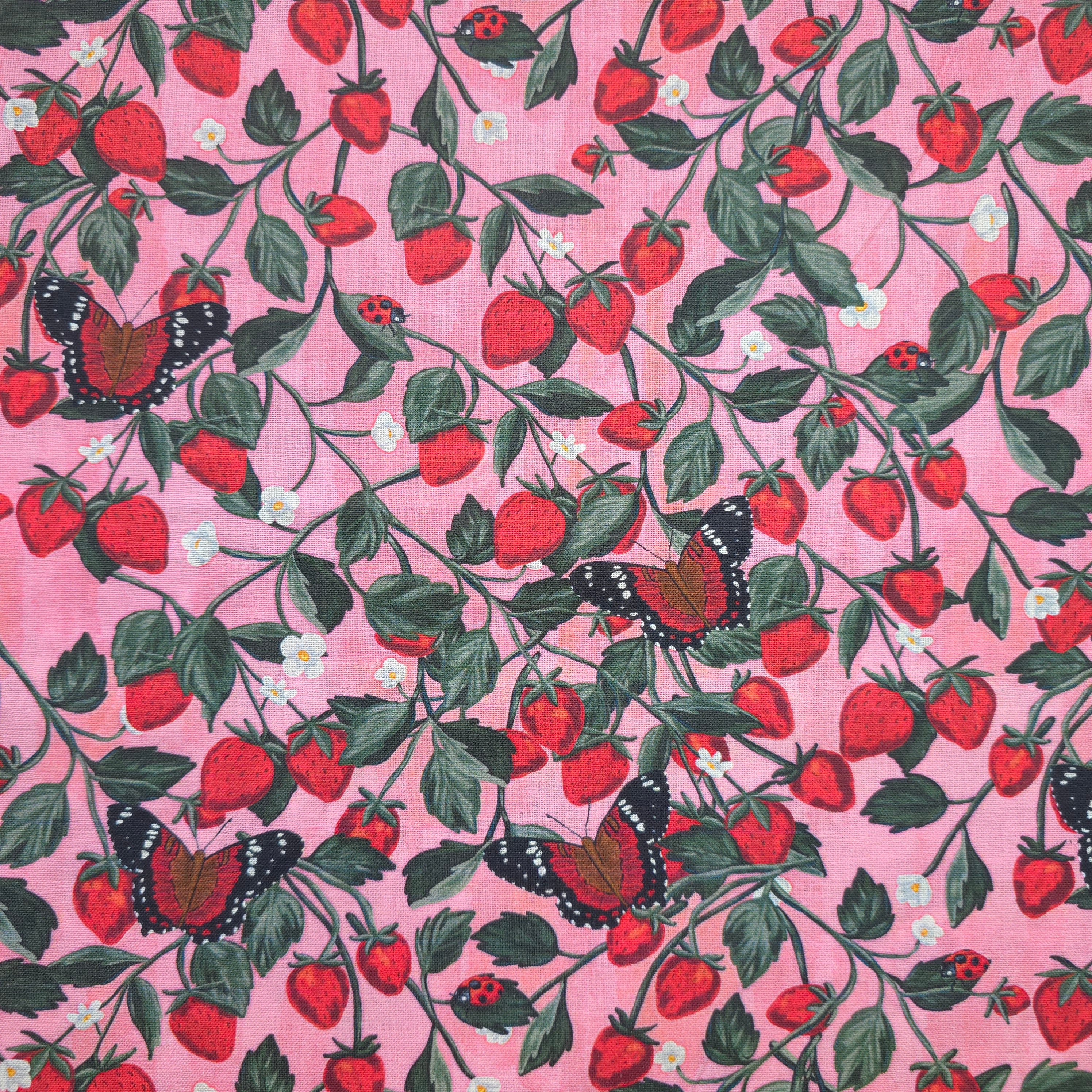 Early Access | Strawberry Garden Scrub Cap | Euro, Ponytail, Surgical