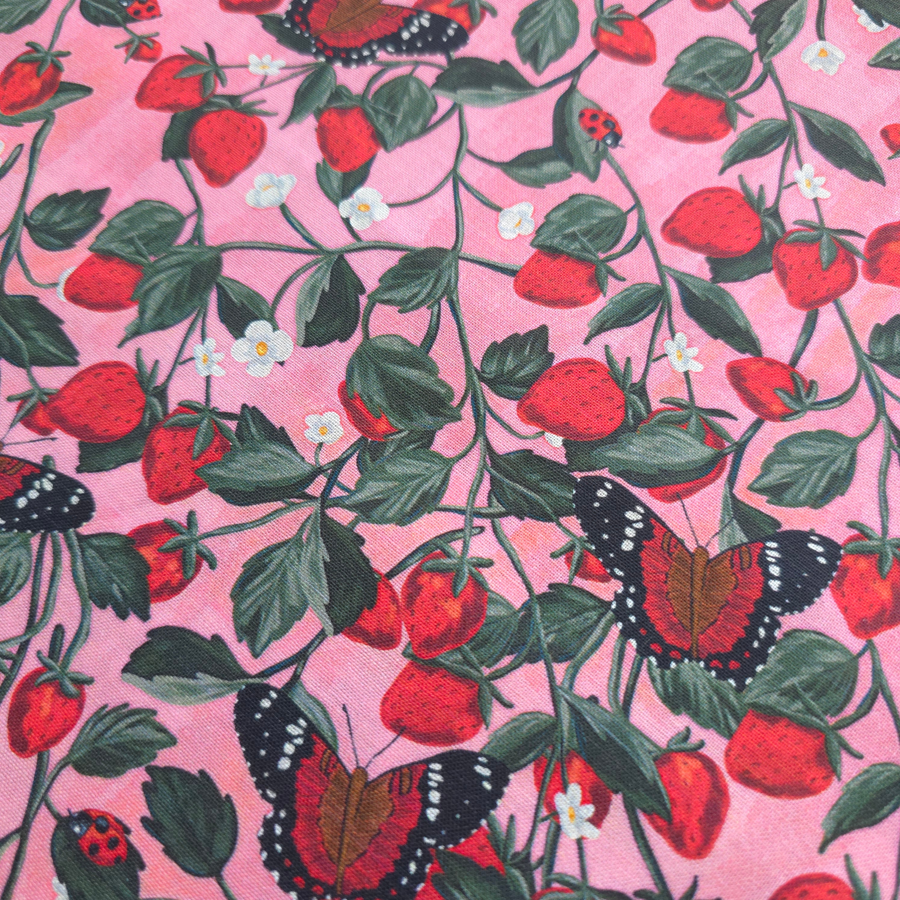 Early Access | Strawberry Garden Scrub Cap | Euro, Ponytail, Surgical