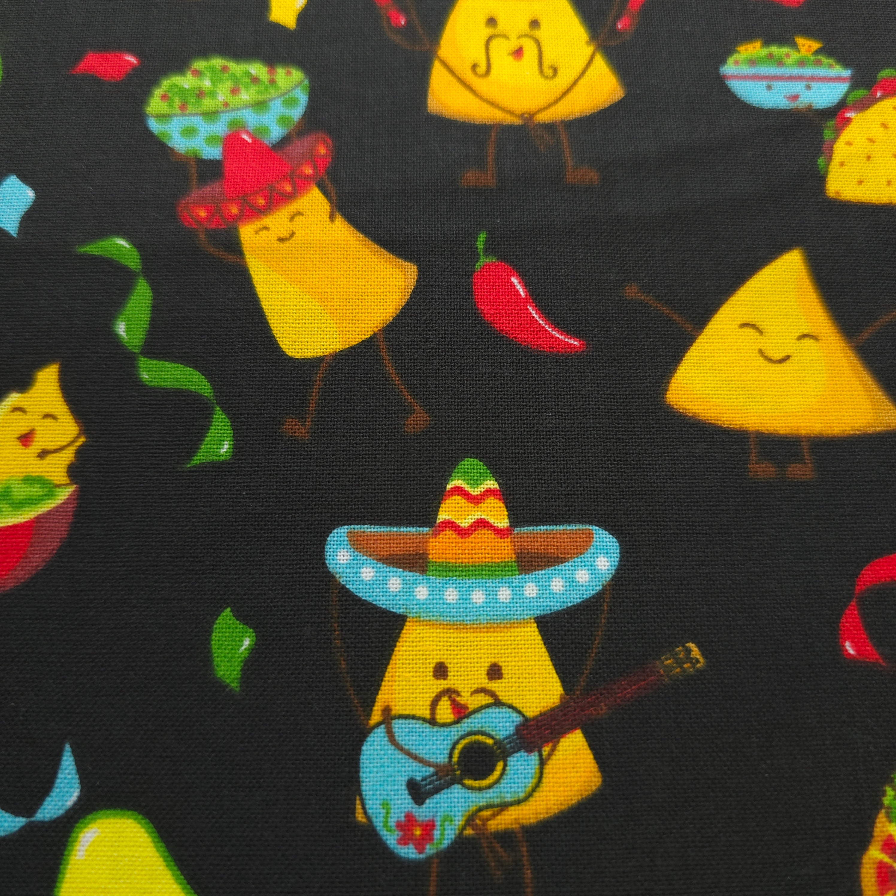 Early Access | Fiesta Tacos Scrub Cap | Mexican Food Print | Euro, Ponytail, Surgical