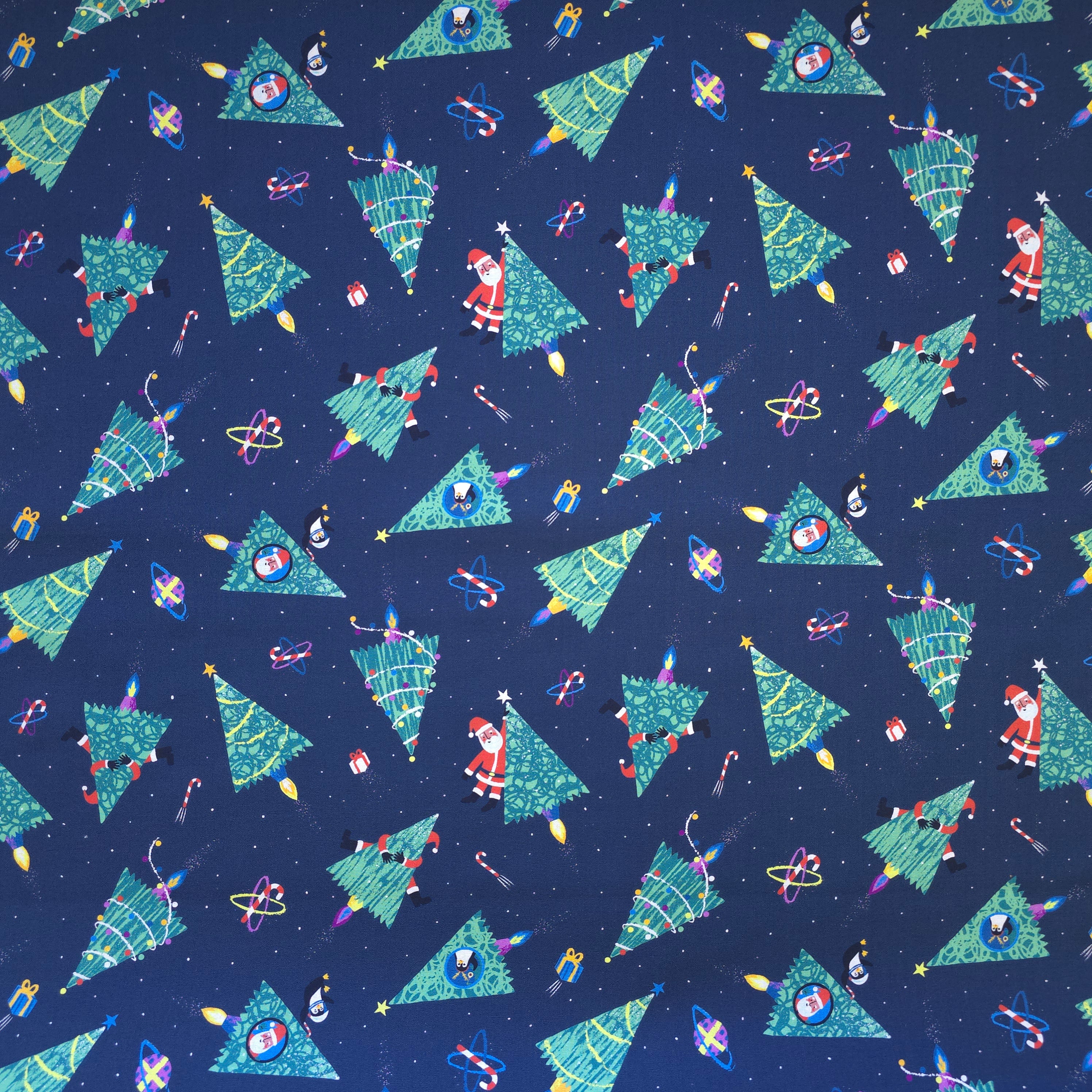 Early Access | Cosmic Care Santa Scrub Cap | Euro, Ponytail, Surgical