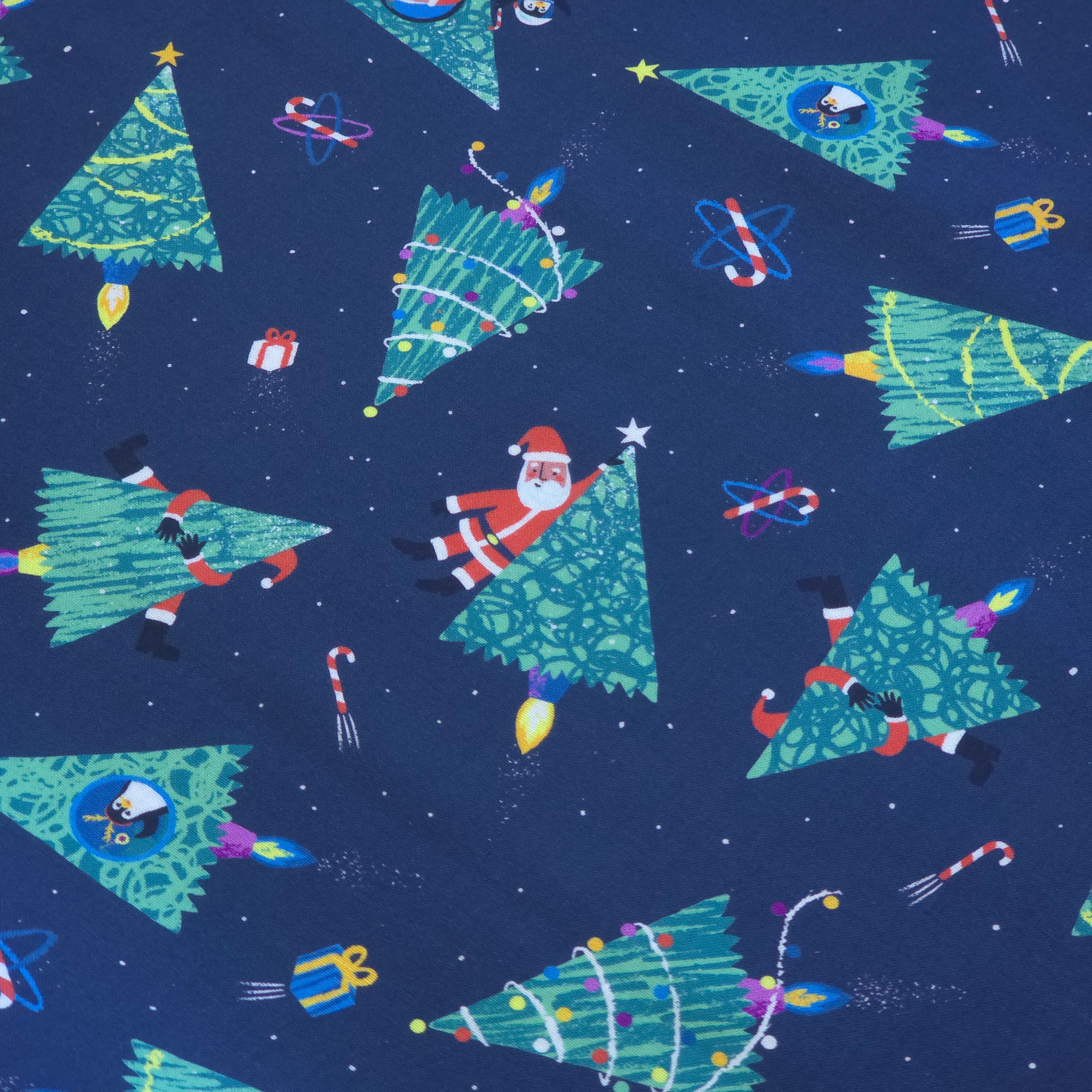 Early Access | Cosmic Care Santa Scrub Cap | Euro, Ponytail, Surgical