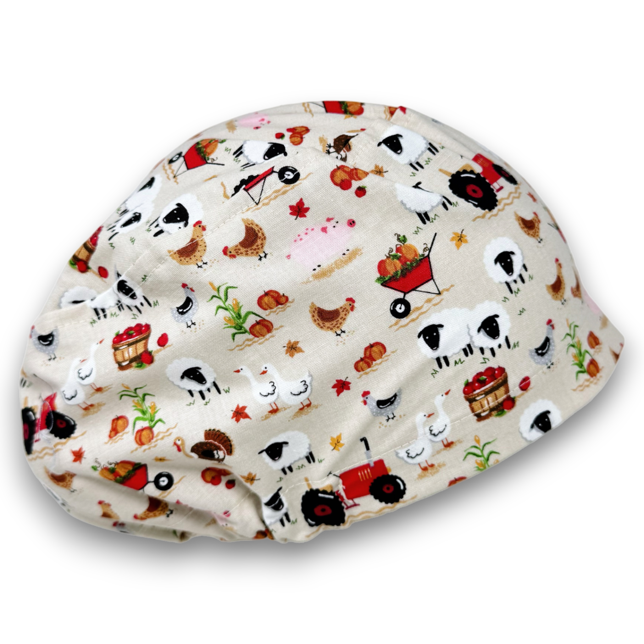 Harvest Farm Euro Scrub Cap for Women with Satin Lined Option by Paradise Caps.