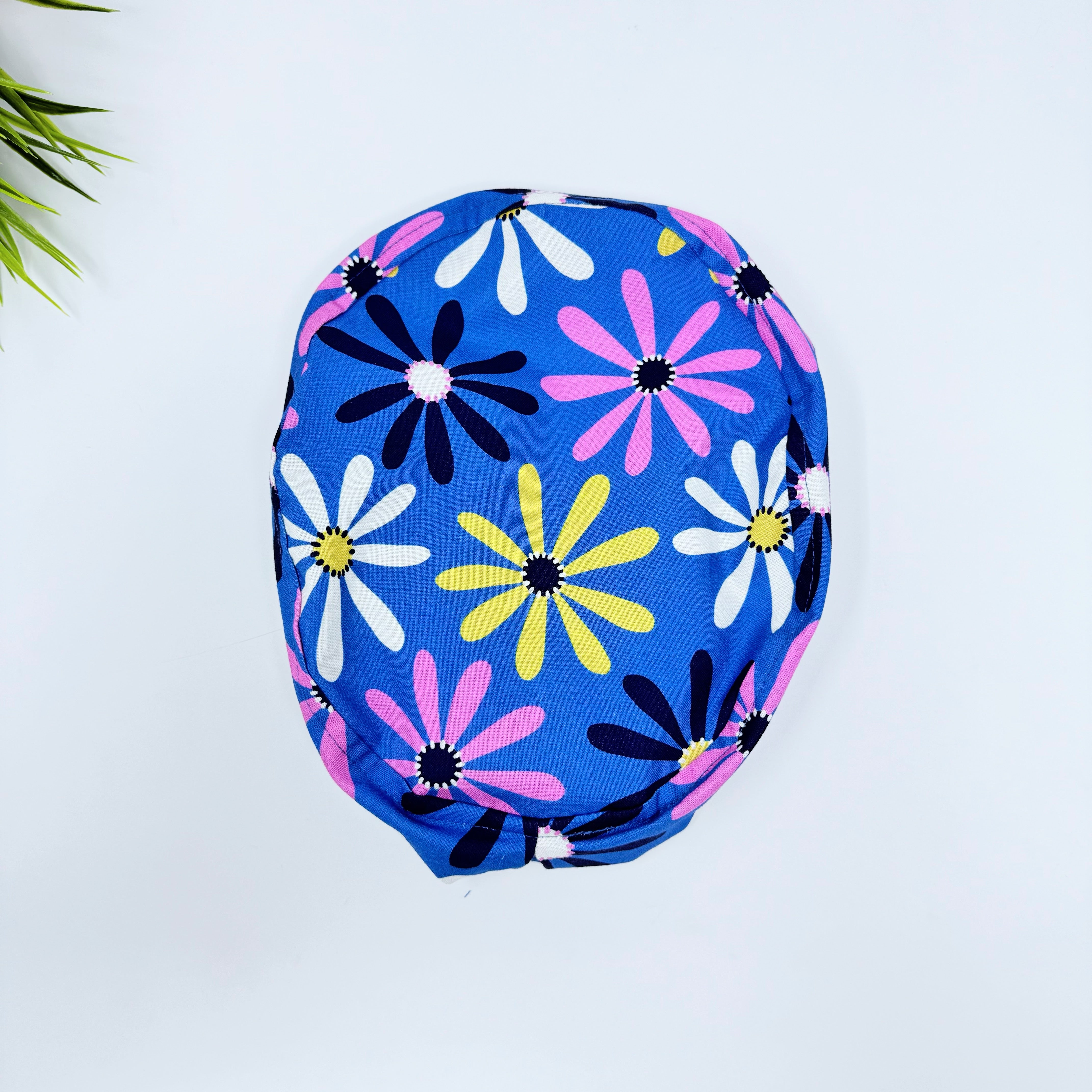Daisy Dream Euro Scrub Cap for Women with Satin Lined Option by Paradise Caps.