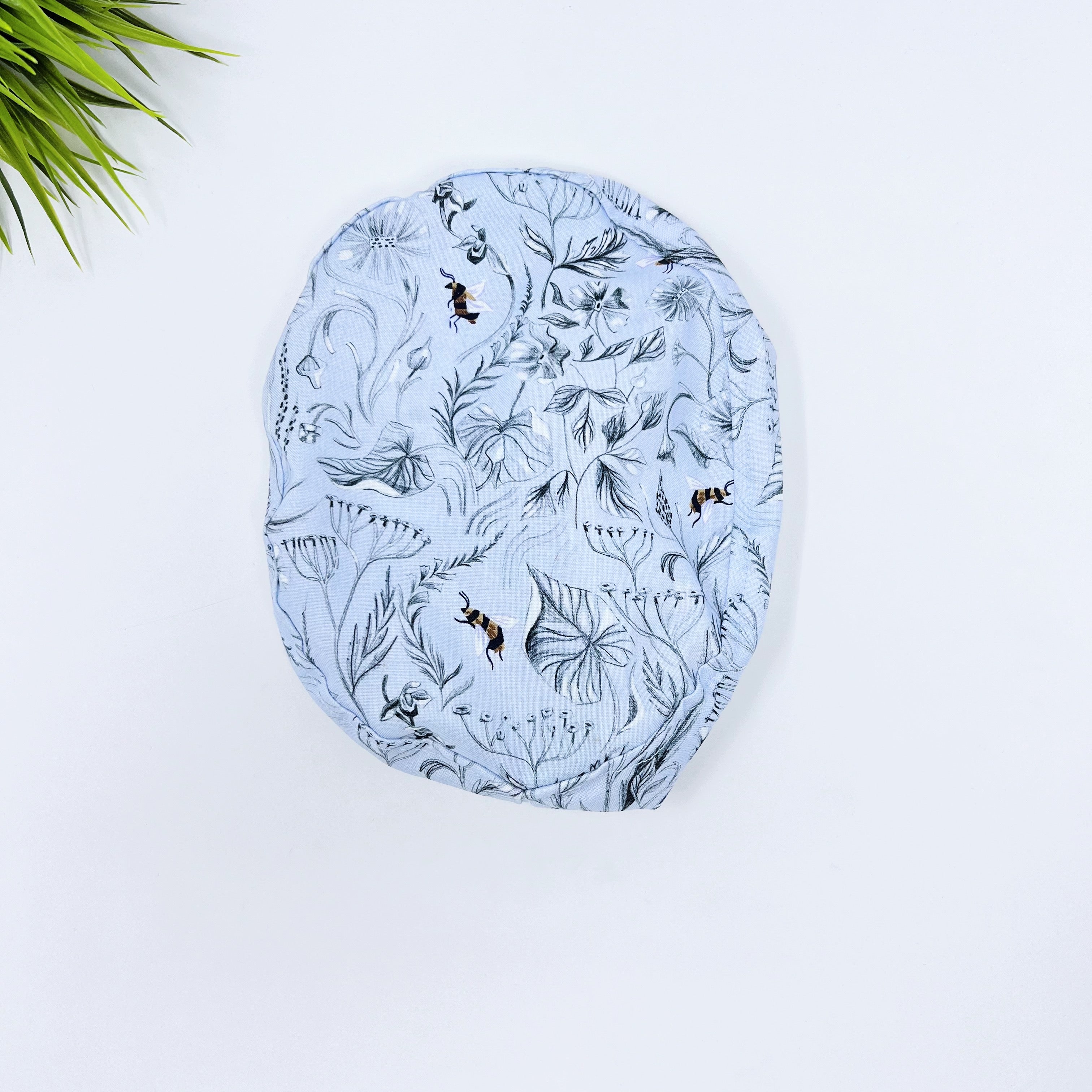 Glacier Pollinators Euro Scrub Cap for Women with Satin Lined Option by Paradise Caps.