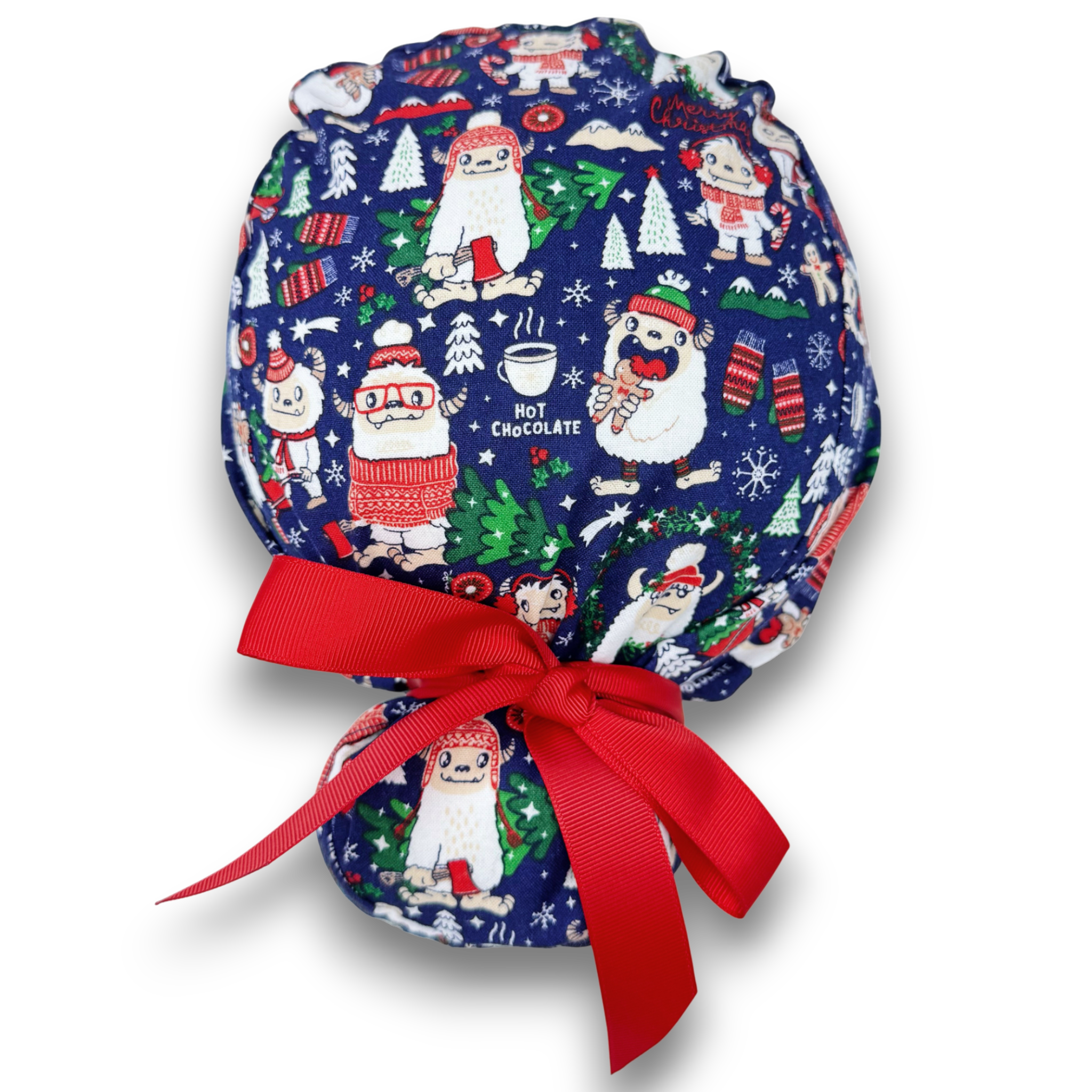 Yeti Euro scrub cap with ties for Women by Paradise Caps. Euro PLUS style.