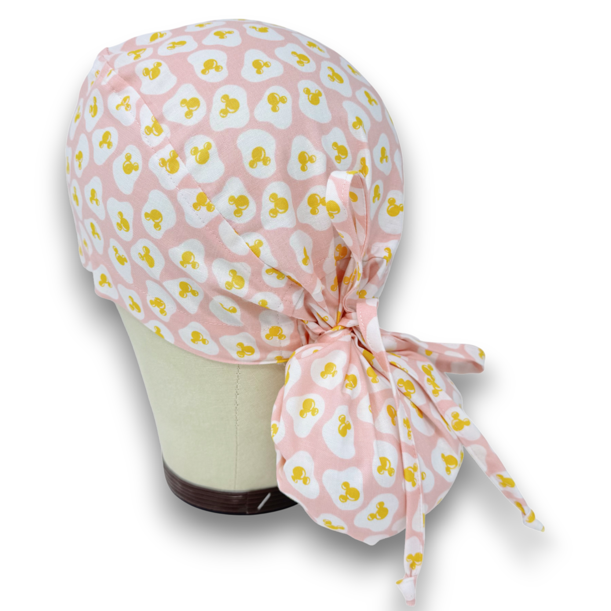 Funny Ponytail scrub cap for women with satin lined option by Paradise Caps.