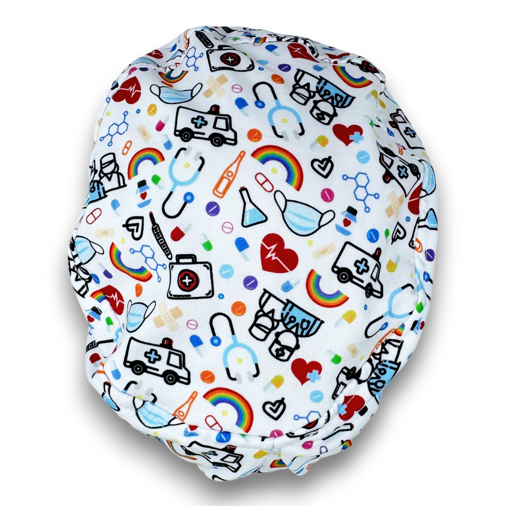 Medical Euro Scrub Cap for Women with Satin Lined Option by Paradise Caps.