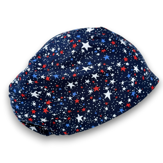 Star Euro Scrub Cap for Women with Satin Lined Option by Paradise Caps.