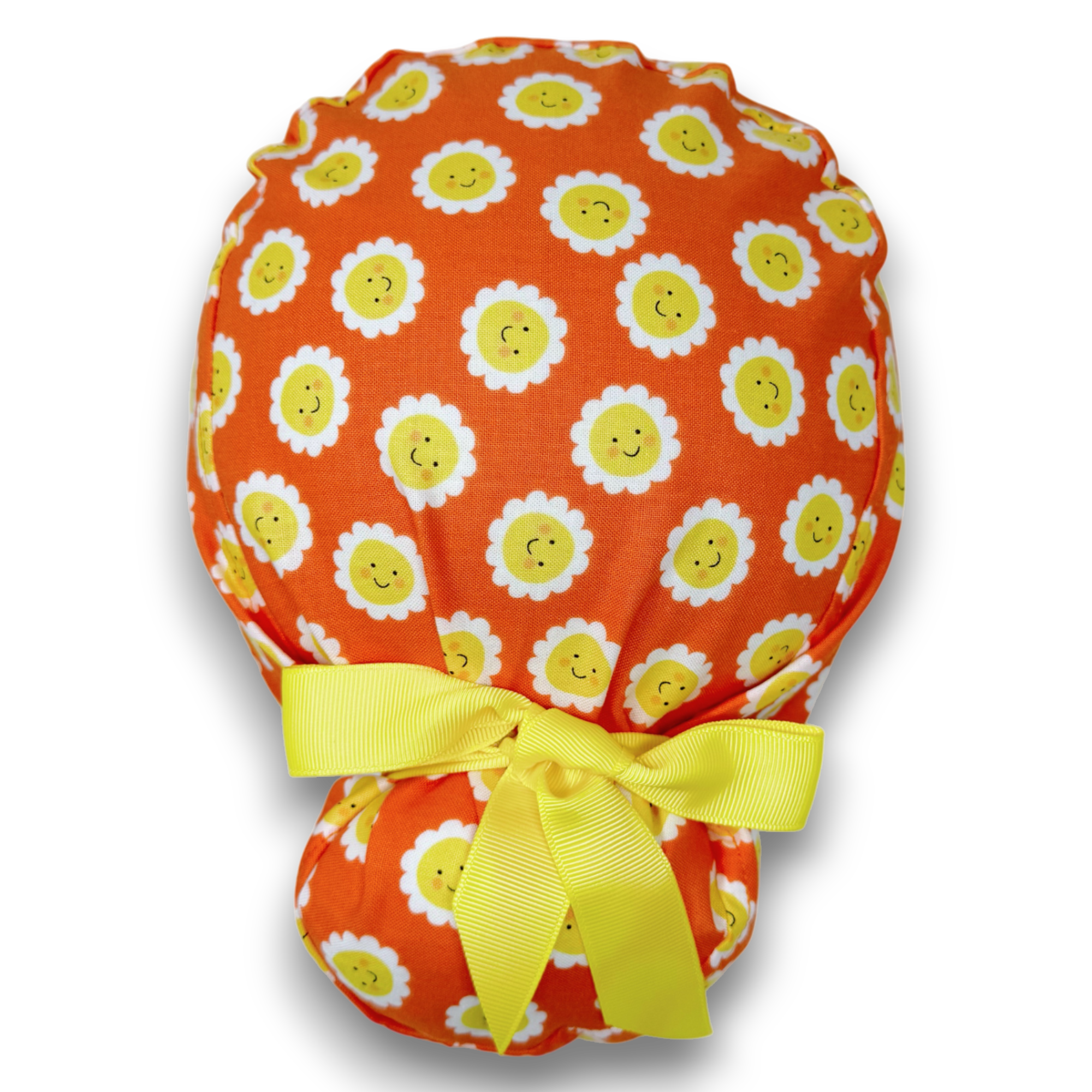 Sun Euro scrub cap with ties for Women by Paradise Caps. Euro PLUS style.