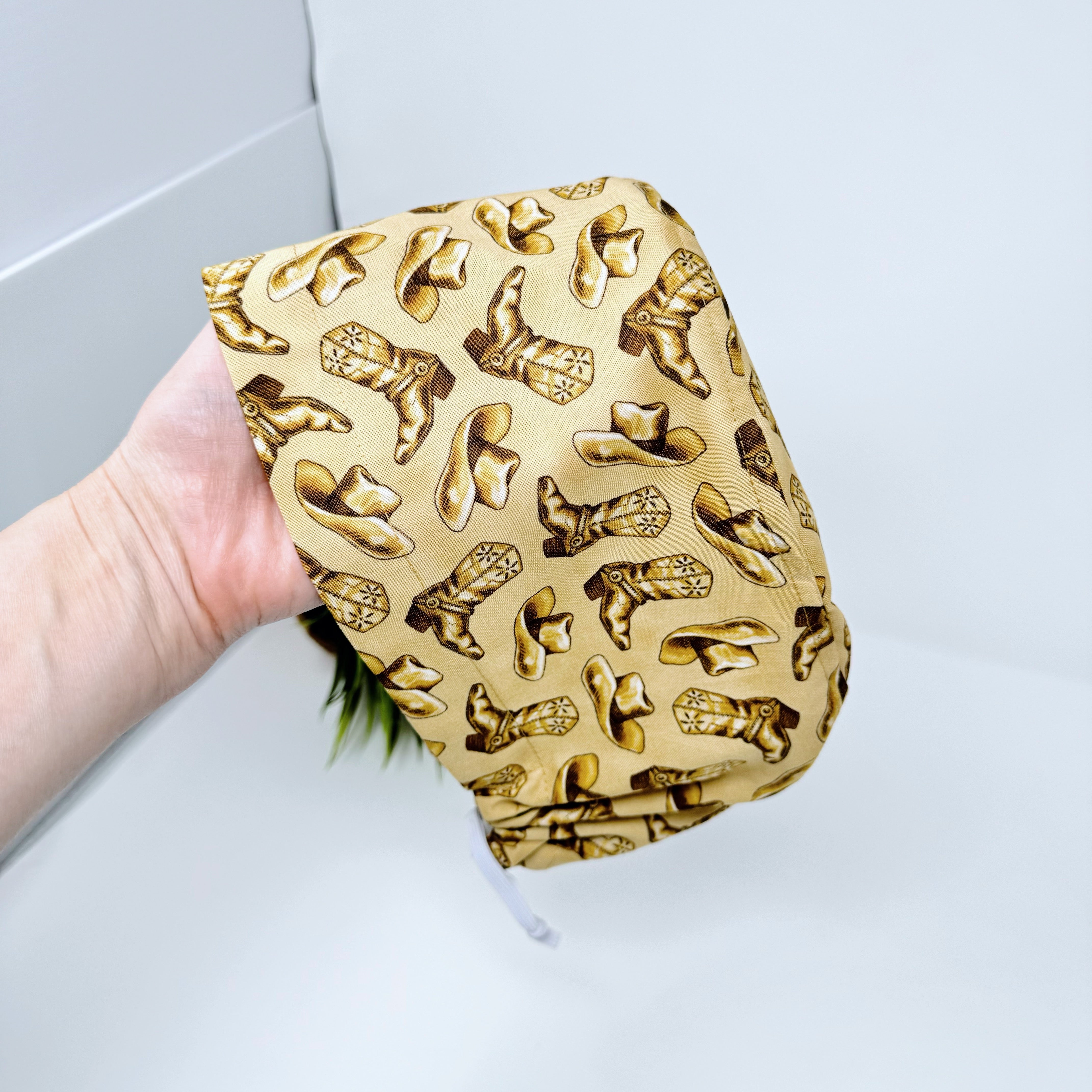 Cowboys Euro Scrub Cap for Women with Satin Lined Option by Paradise Caps.