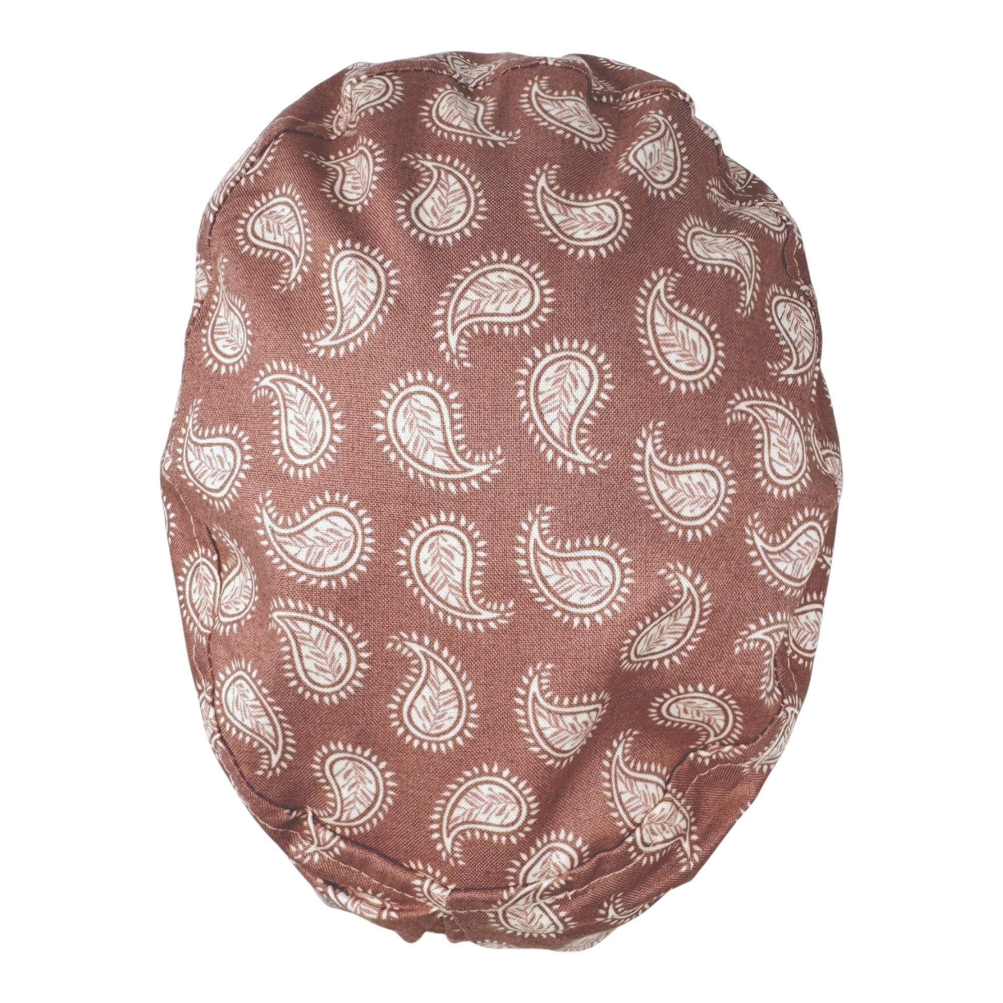 Paisley Print Euro Scrub Cap for Women with Satin Lined Option by Paradise Caps.