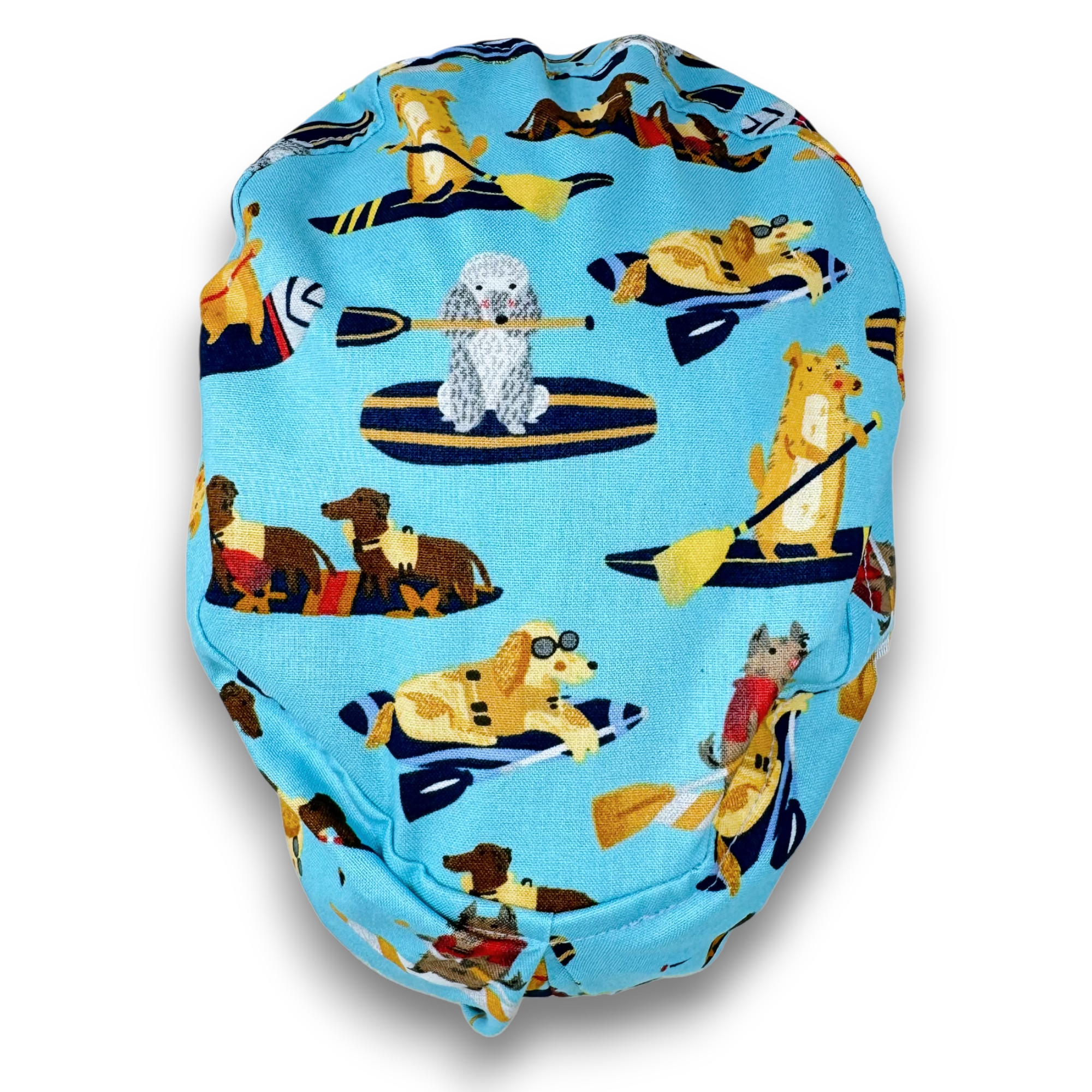 Dog Euro Scrub Cap for Women with Satin Lined Option by Paradise Caps.