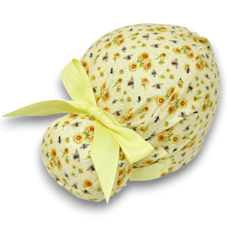 Bee And Sunflower Euro scrub cap with ties for Women by Paradise Caps. Euro PLUS style.