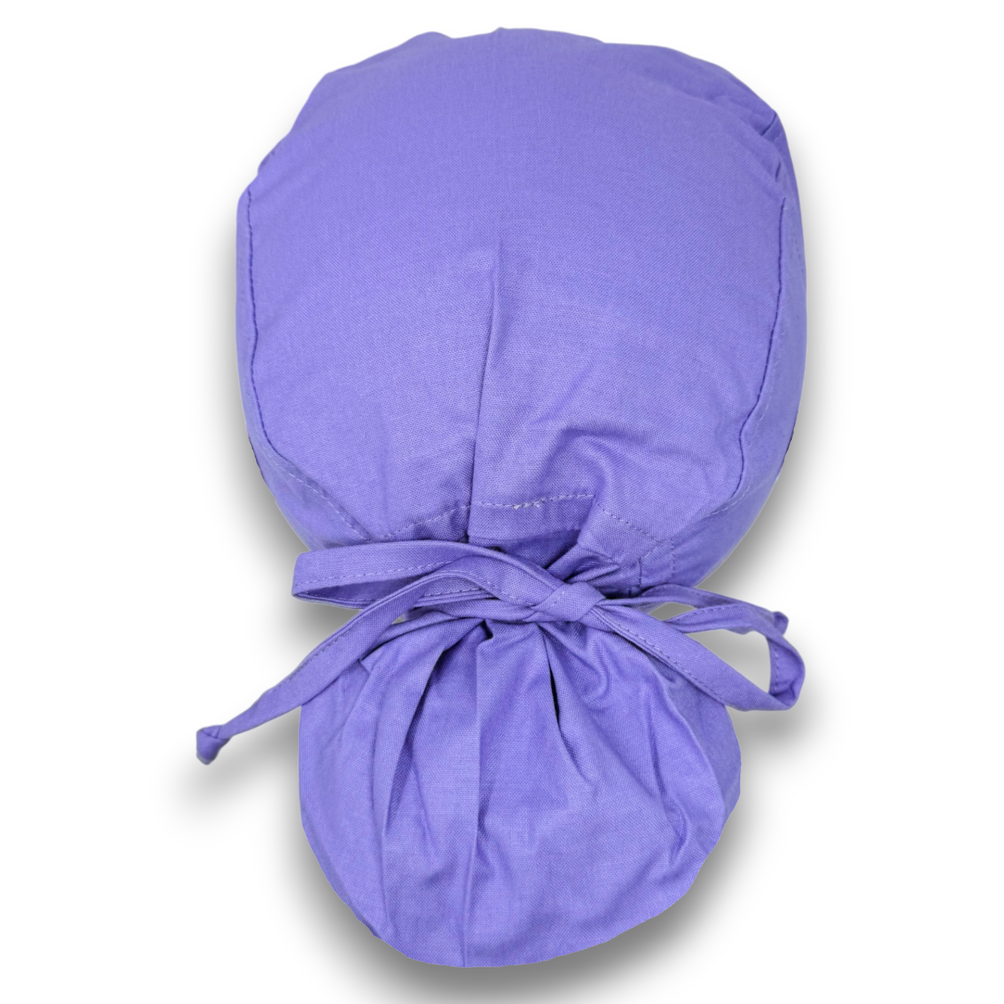 Light purple Ponytail scrub cap for women with satin lined option by Paradise Caps.