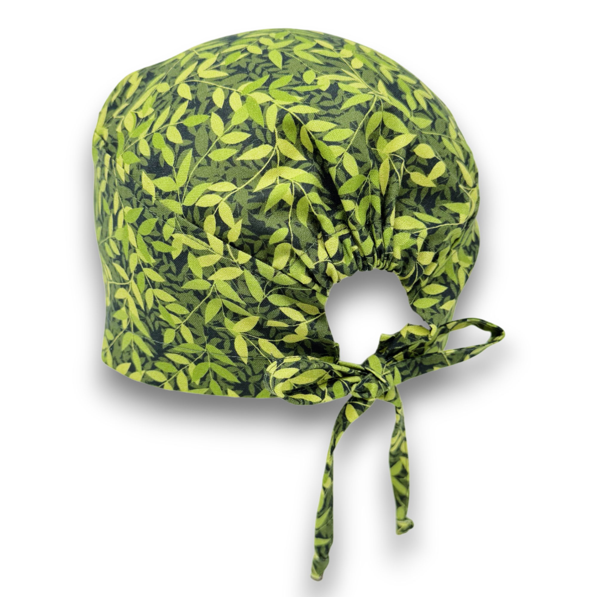 Plant Skull tie-back style surgical scrub cap for men by Paradise Caps.