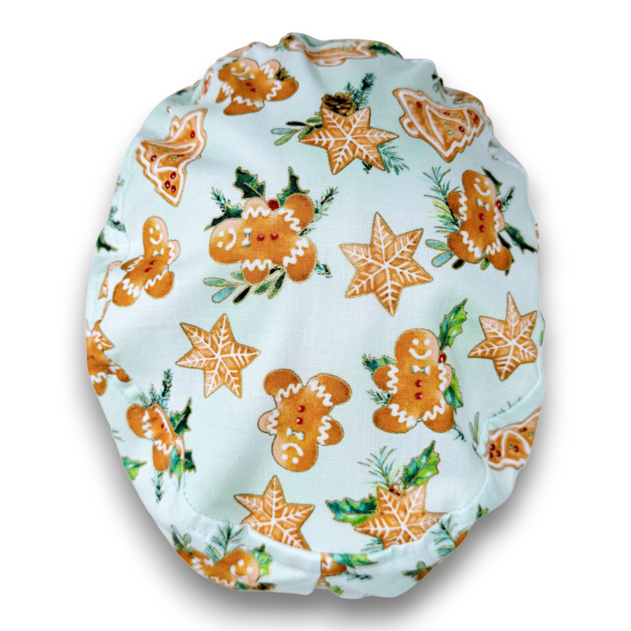 Gingerbread Euro Scrub Cap for Women with Satin Lined Option by Paradise Caps.