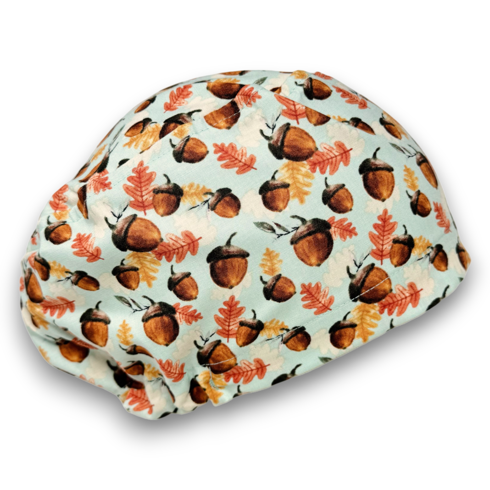 Acorn Euro Scrub Cap for Women with Satin Lined Option by Paradise Caps.