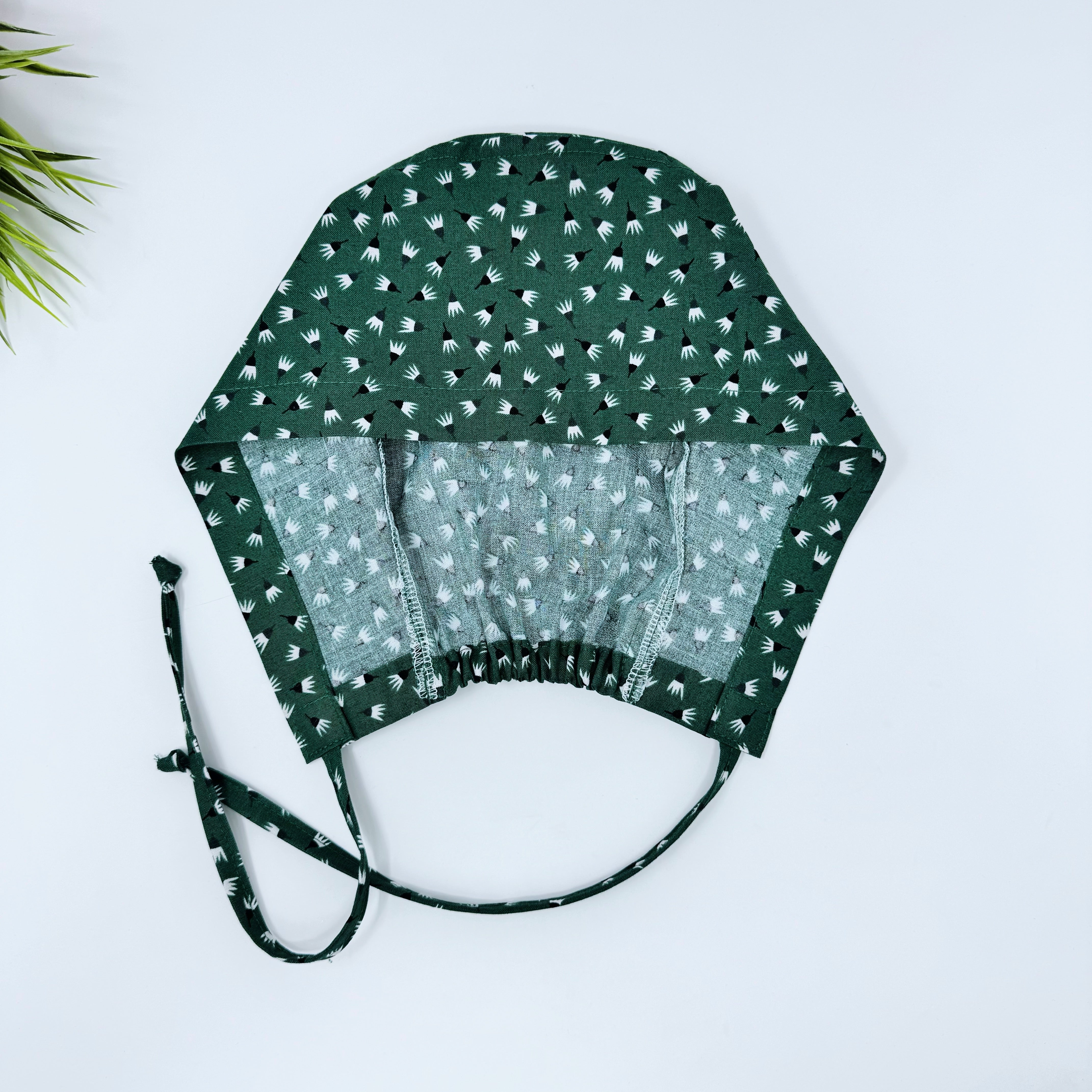 Freefall Skull tie-back style surgical scrub cap for men by Paradise Caps.