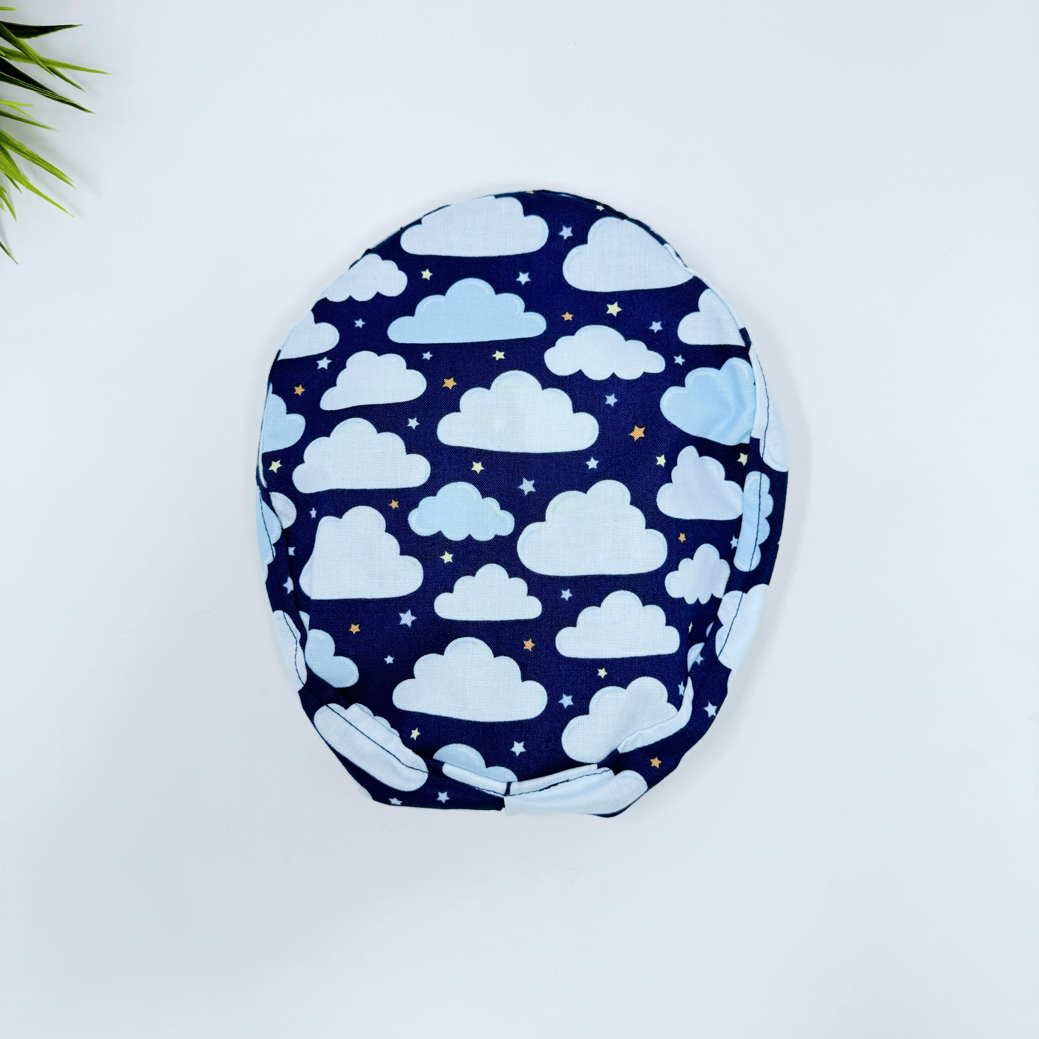 Clouds Euro Scrub Cap for Women with Satin Lined Option by Paradise Caps.