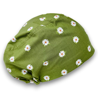 Daisy Euro Scrub Cap for Women with Satin Lined Option by Paradise Caps.