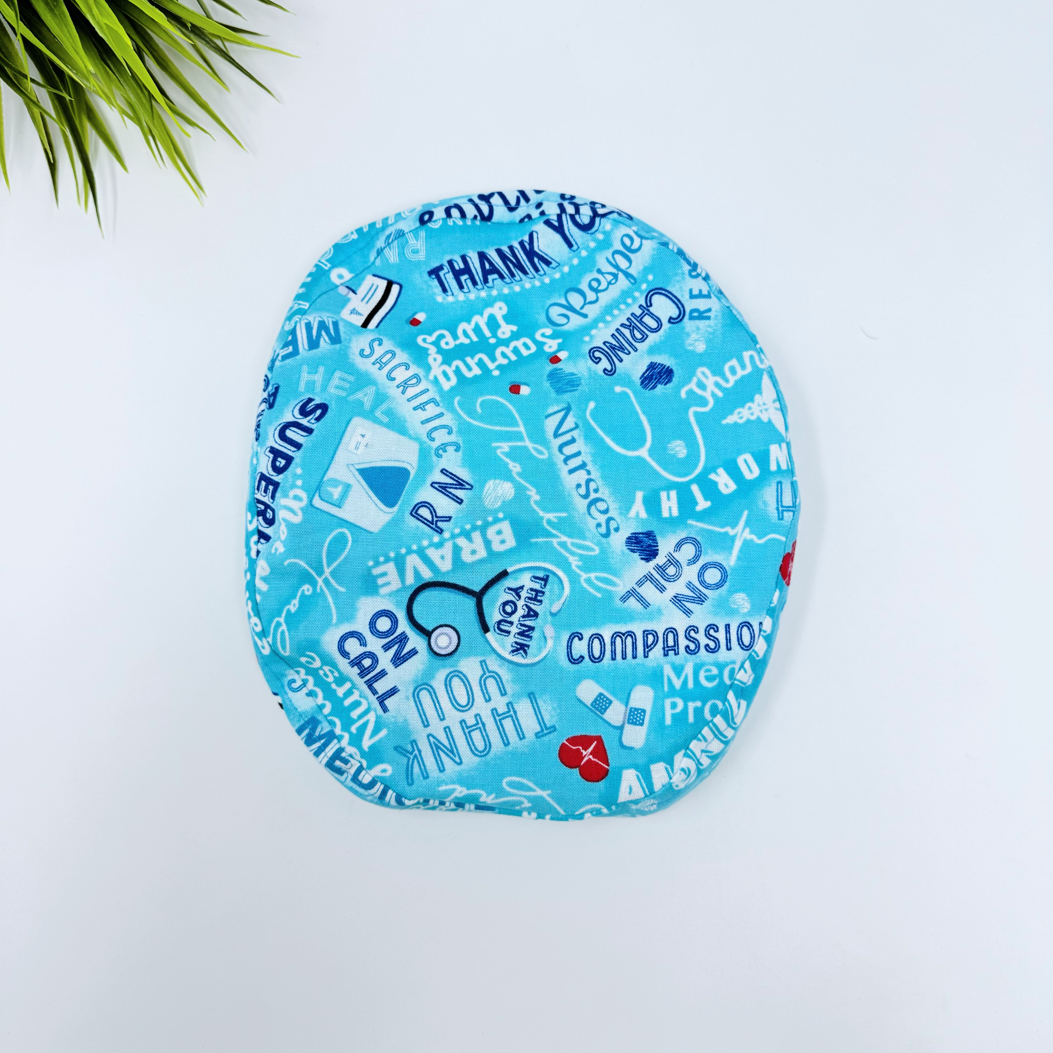 Medical Heroes Euro Scrub Cap for Women with Satin Lined Option by Paradise Caps.