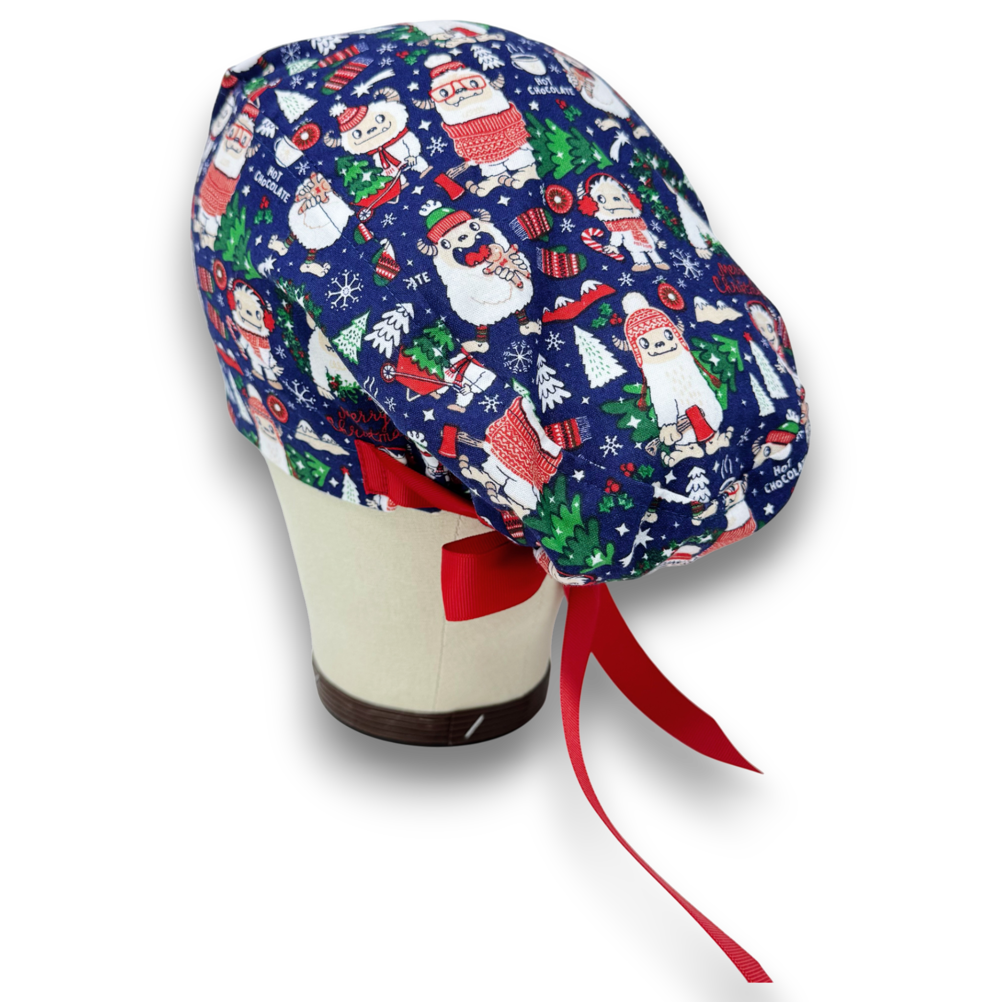 Yeti Euro scrub cap with ties for Women by Paradise Caps. Euro PLUS style.