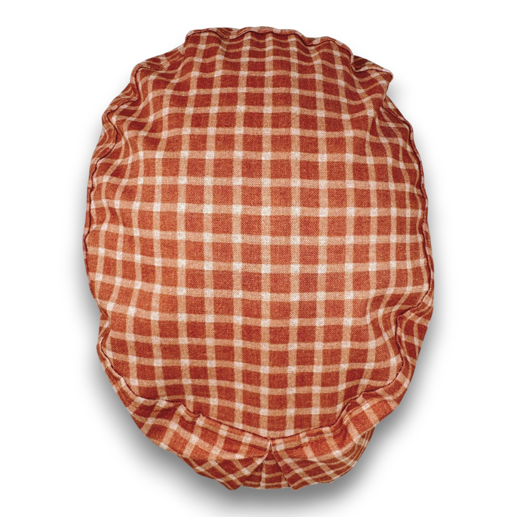 Rustic Check Euro Scrub Cap for Women with Satin Lined Option by Paradise Caps.