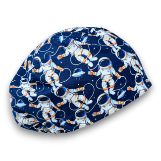 Astronaut Euro Scrub Cap for Women with Satin Lined Option by Paradise Caps.