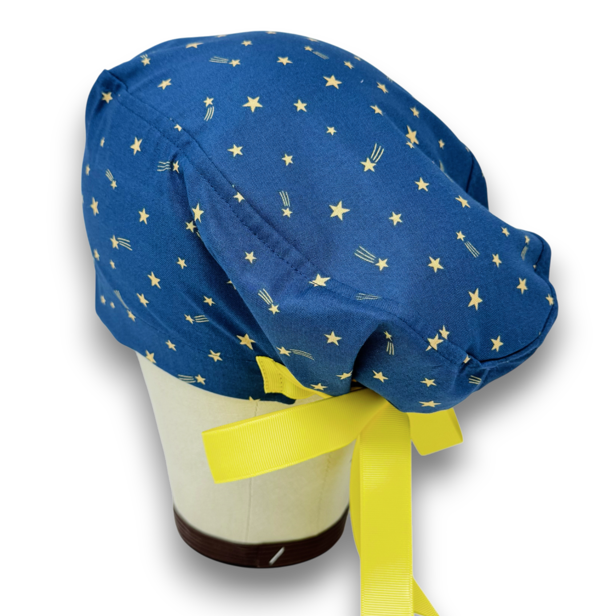 Comet Euro scrub cap with ties for Women by Paradise Caps. Euro PLUS style.