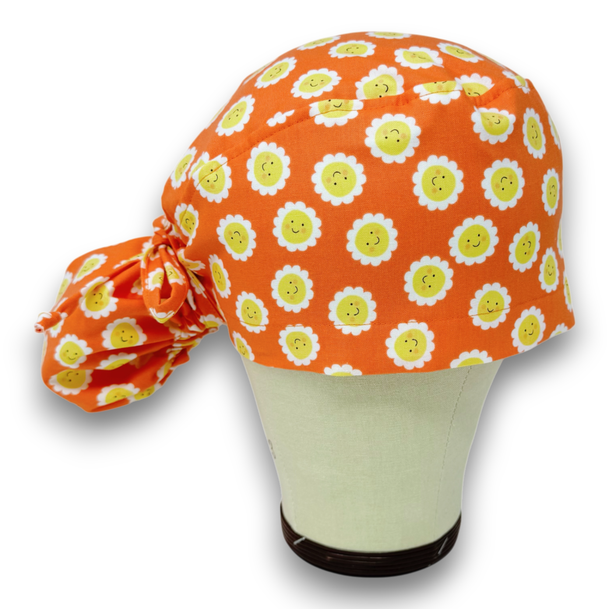 Sun Ponytail scrub cap for women with satin lined option by Paradise Caps.