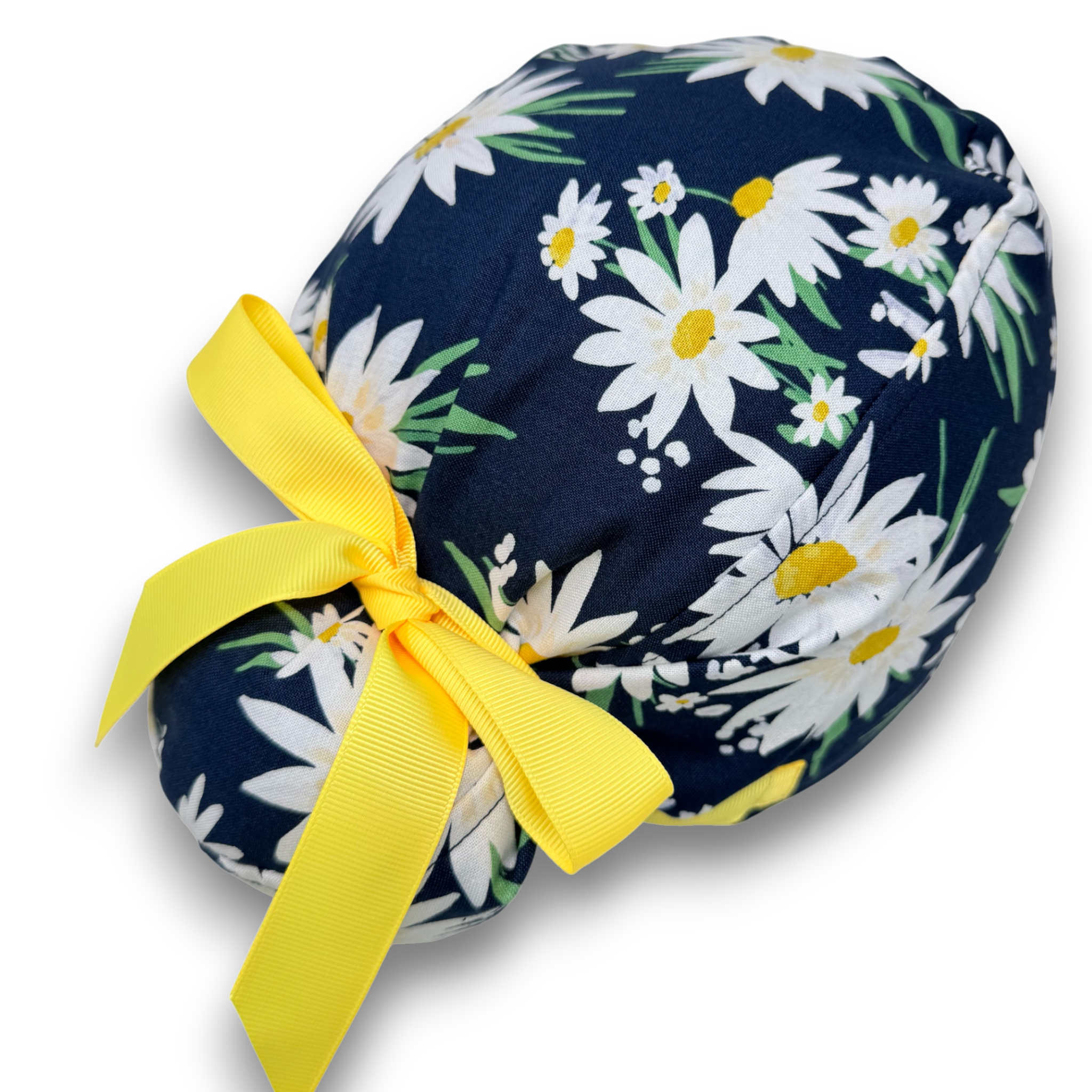 Chamomile Euro scrub cap with ties for Women by Paradise Caps. Euro PLUS style.