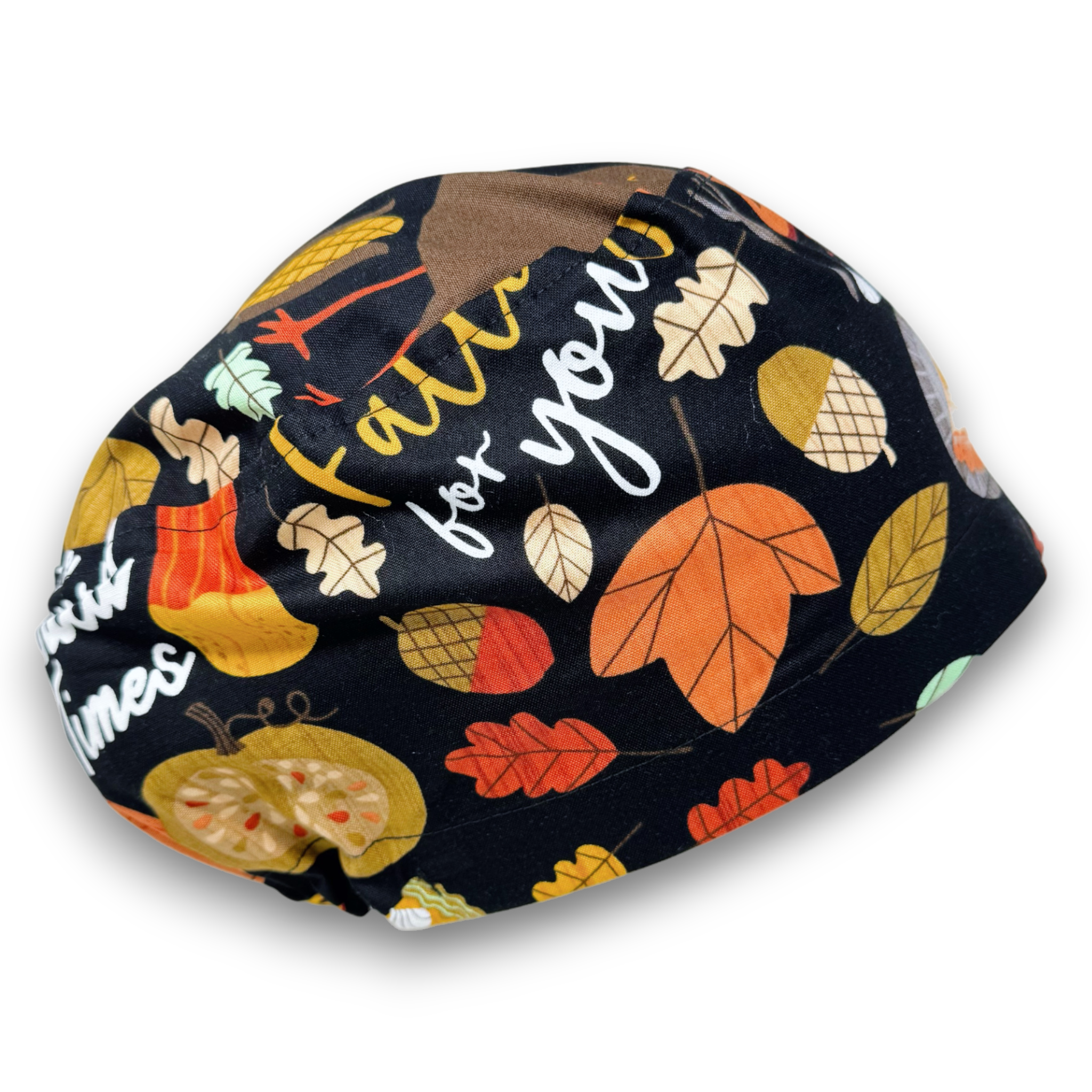 Bring on the Gourd Euro Scrub Cap for Women with Satin Lined Option by Paradise Caps.