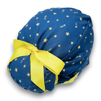 Comet Euro scrub cap with ties for Women by Paradise Caps. Euro PLUS style.