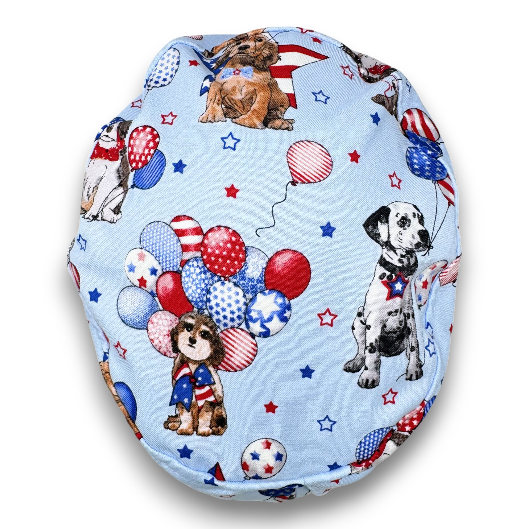 Dog Euro Scrub Cap for Women with Satin Lined Option by Paradise Caps.