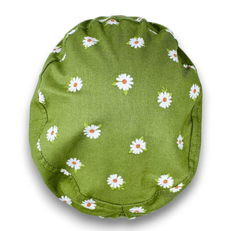 Daisy Euro Scrub Cap for Women with Satin Lined Option by Paradise Caps.