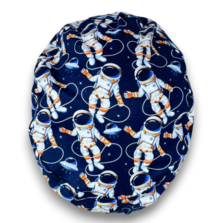 Astronaut Euro Scrub Cap for Women with Satin Lined Option by Paradise Caps.