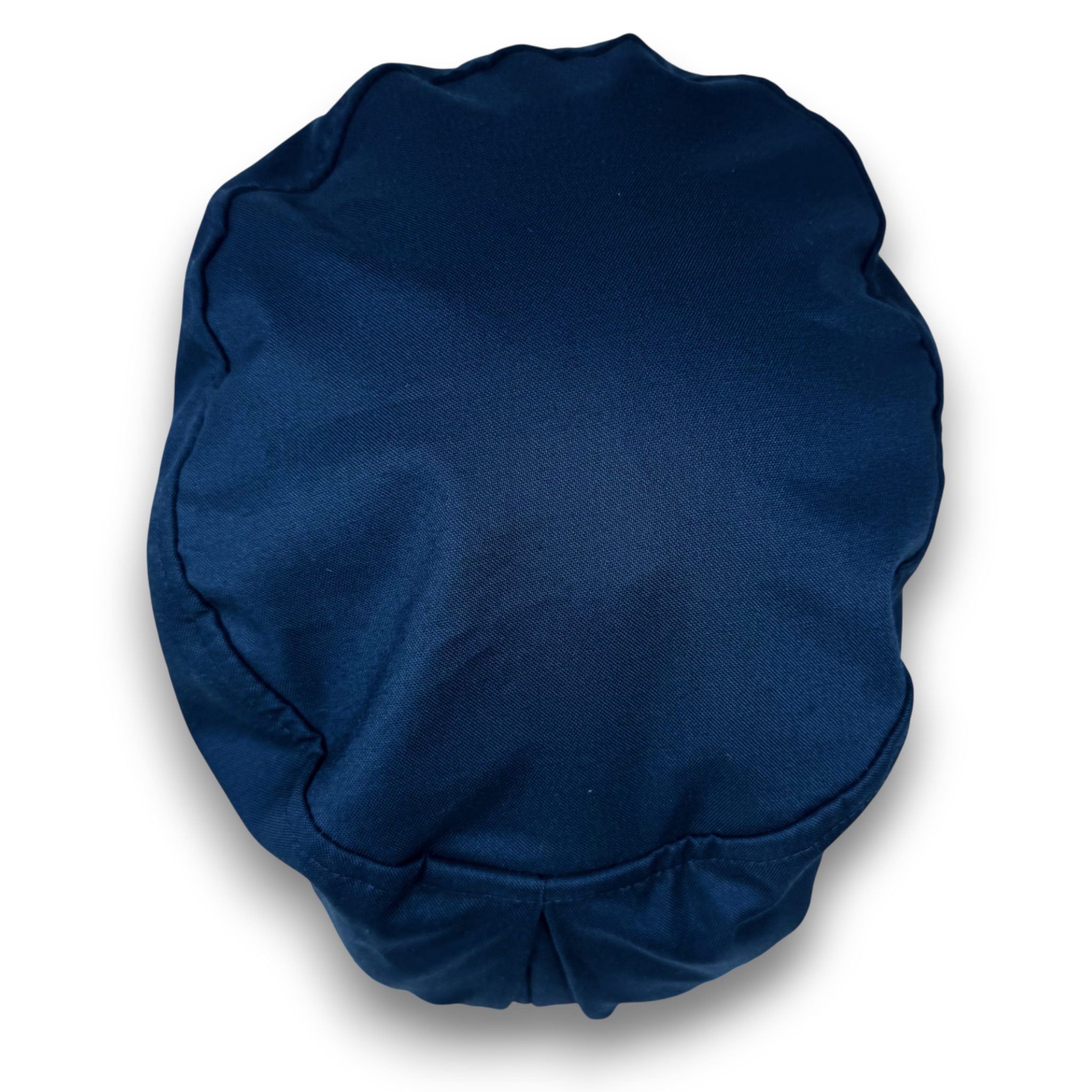Navy blue Scrub cap for women euro style. Solid European satin lined surgical cap by Paradise Caps.