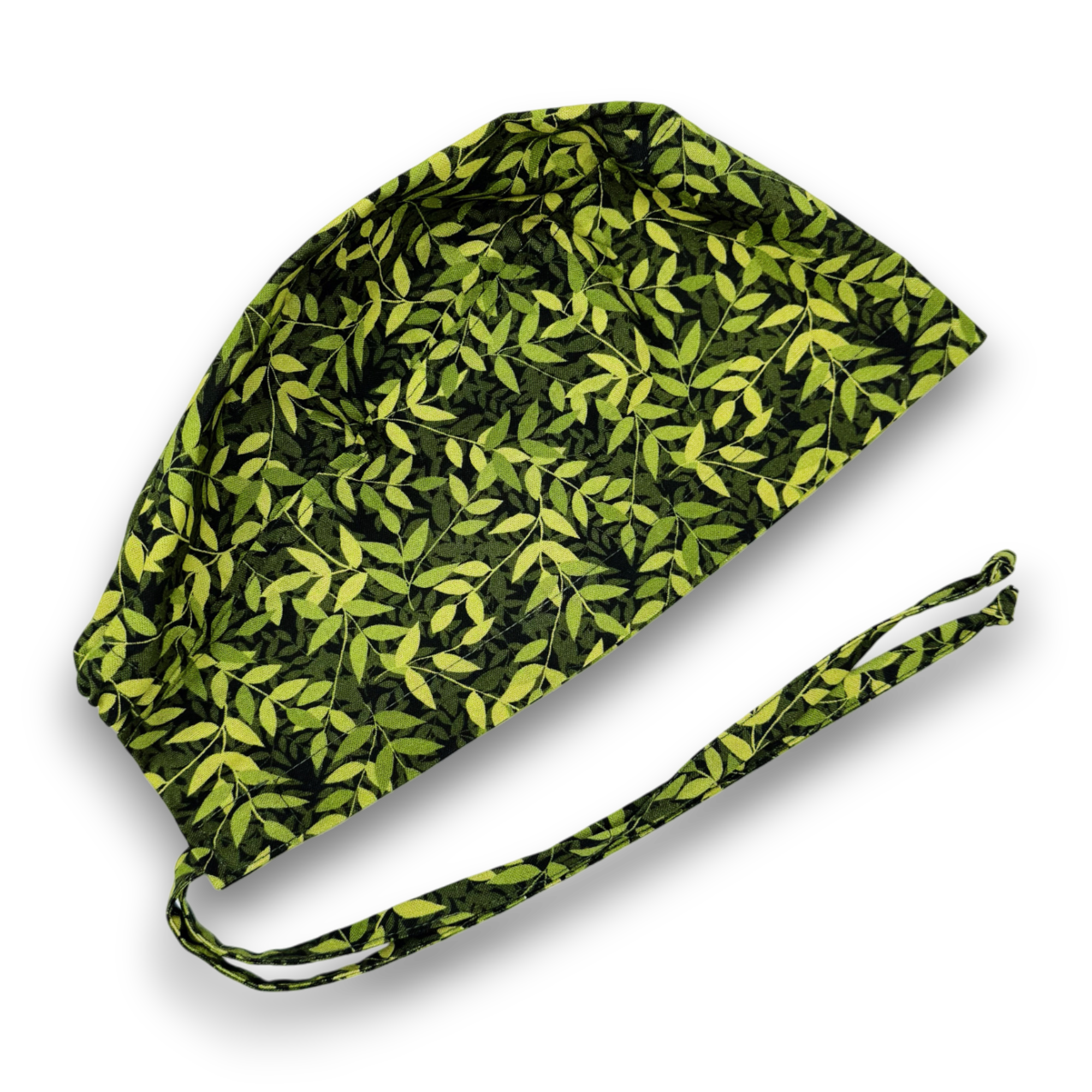 Plant Skull tie-back style surgical scrub cap for men by Paradise Caps.