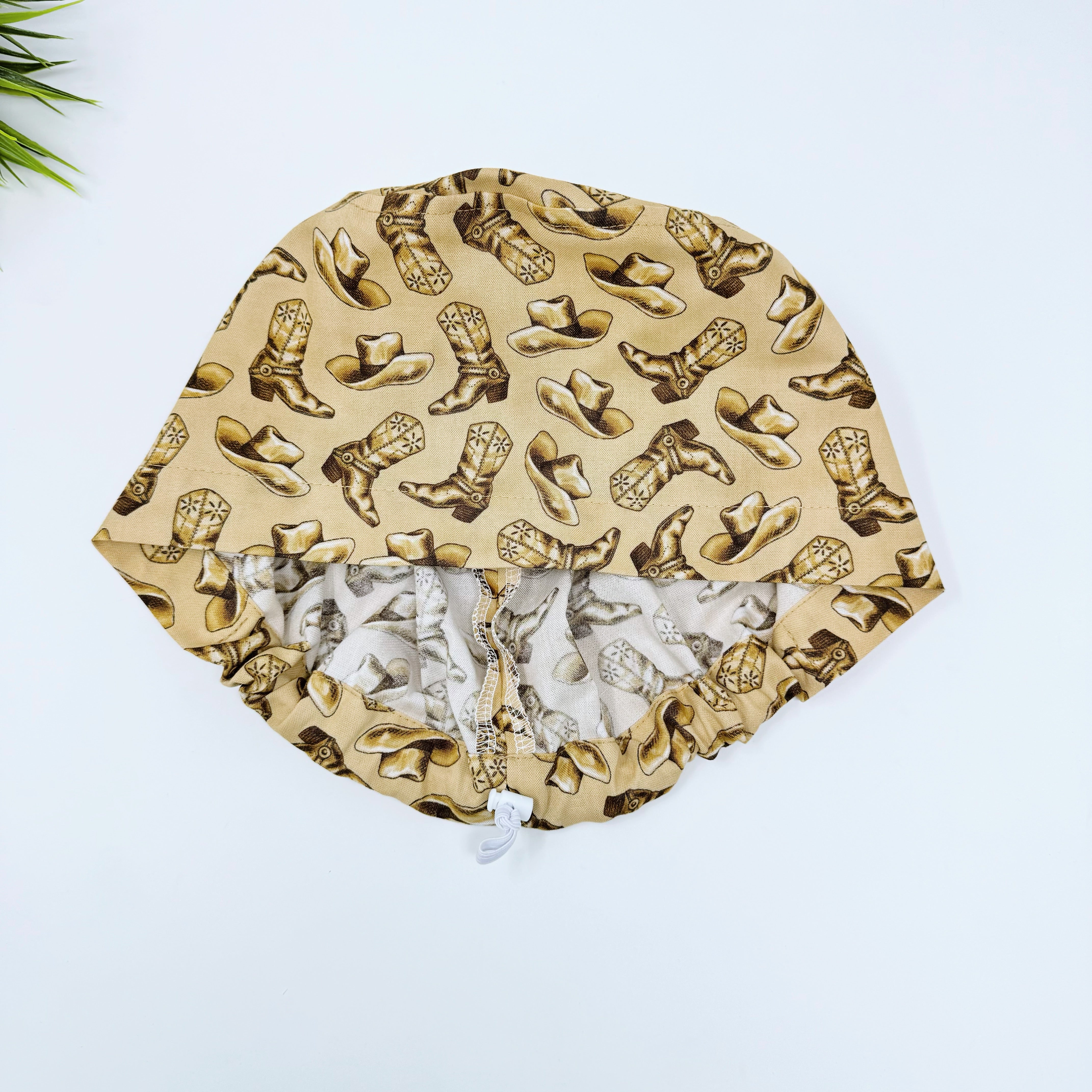 Cowboys Euro Scrub Cap for Women with Satin Lined Option by Paradise Caps.