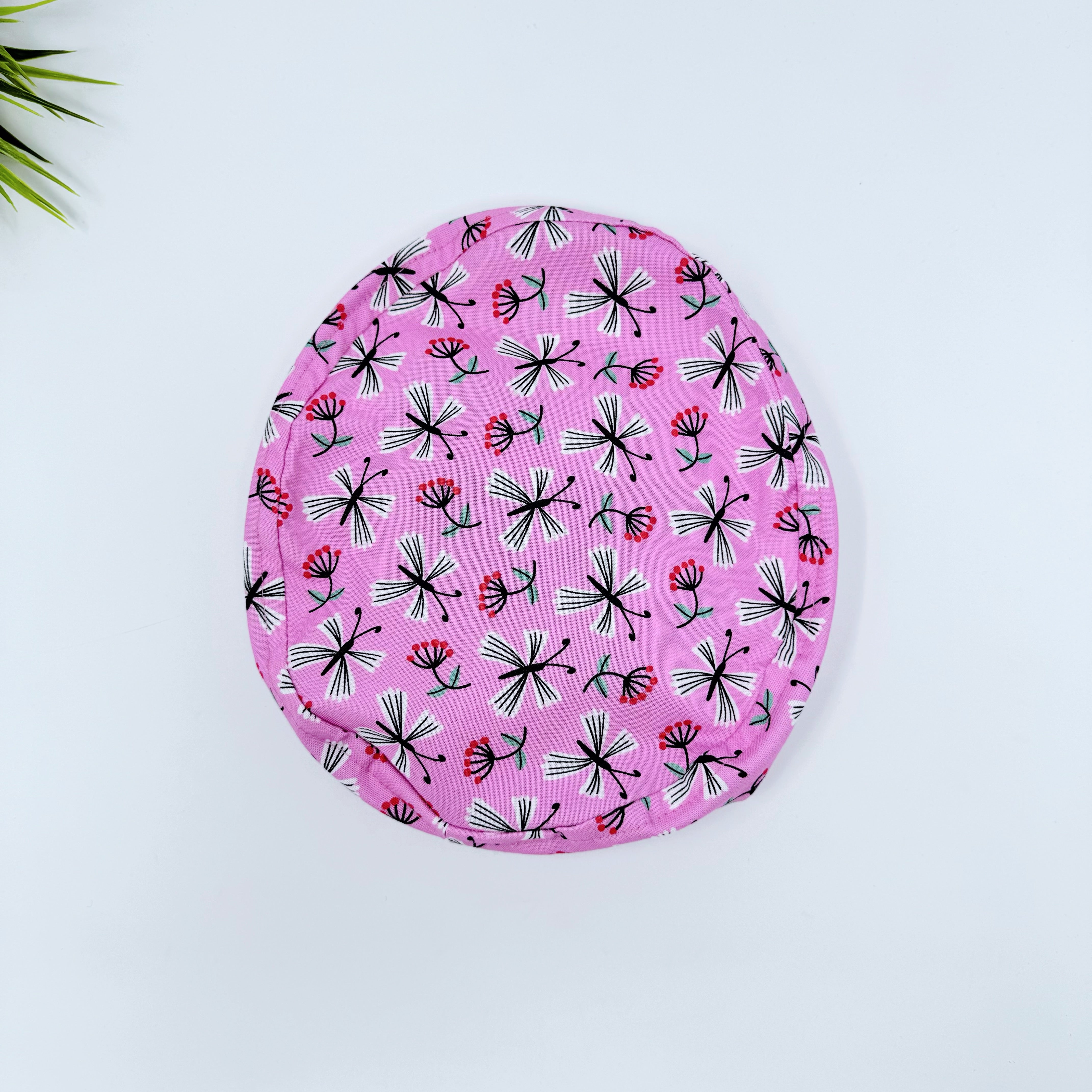 Charmingly Cheerful Euro Scrub Cap for Women with Satin Lined Option by Paradise Caps.