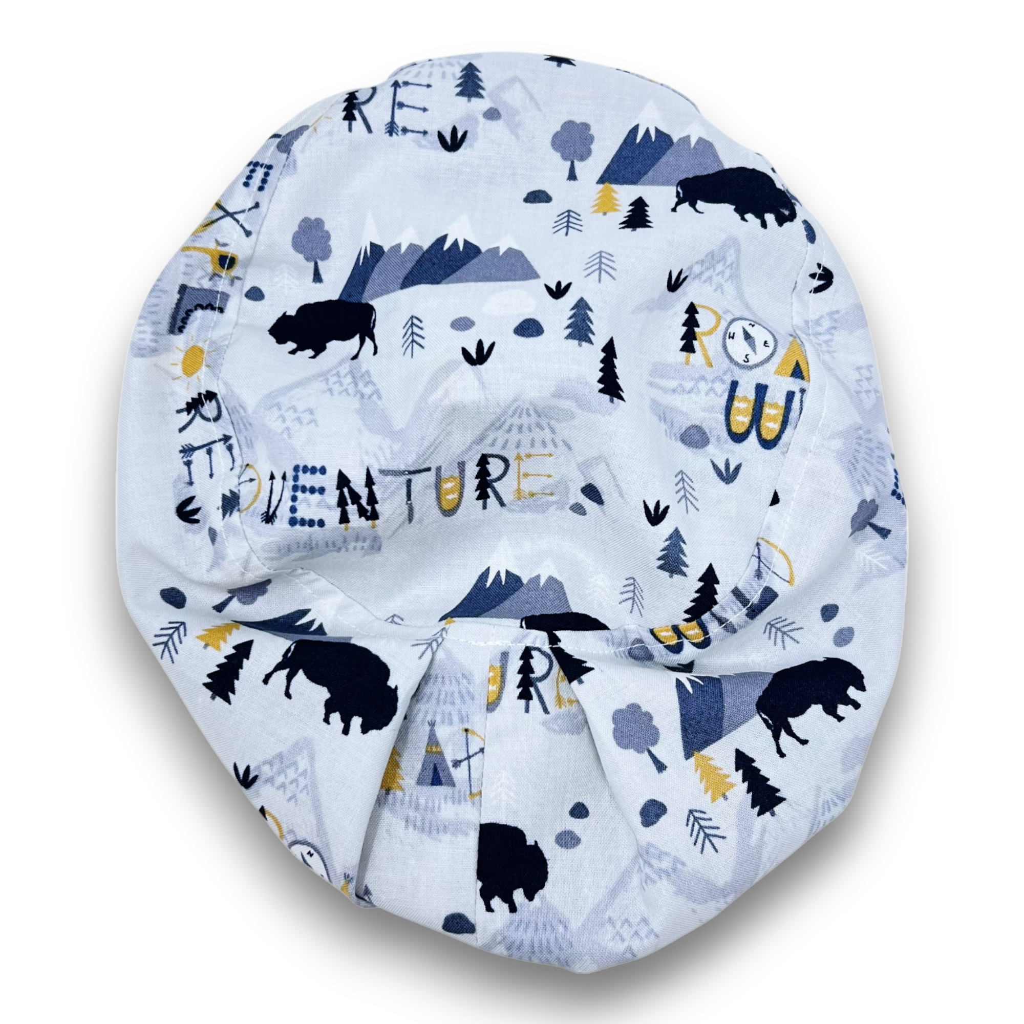 Camping Euro Scrub Cap for Women with Satin Lined Option by Paradise Caps.