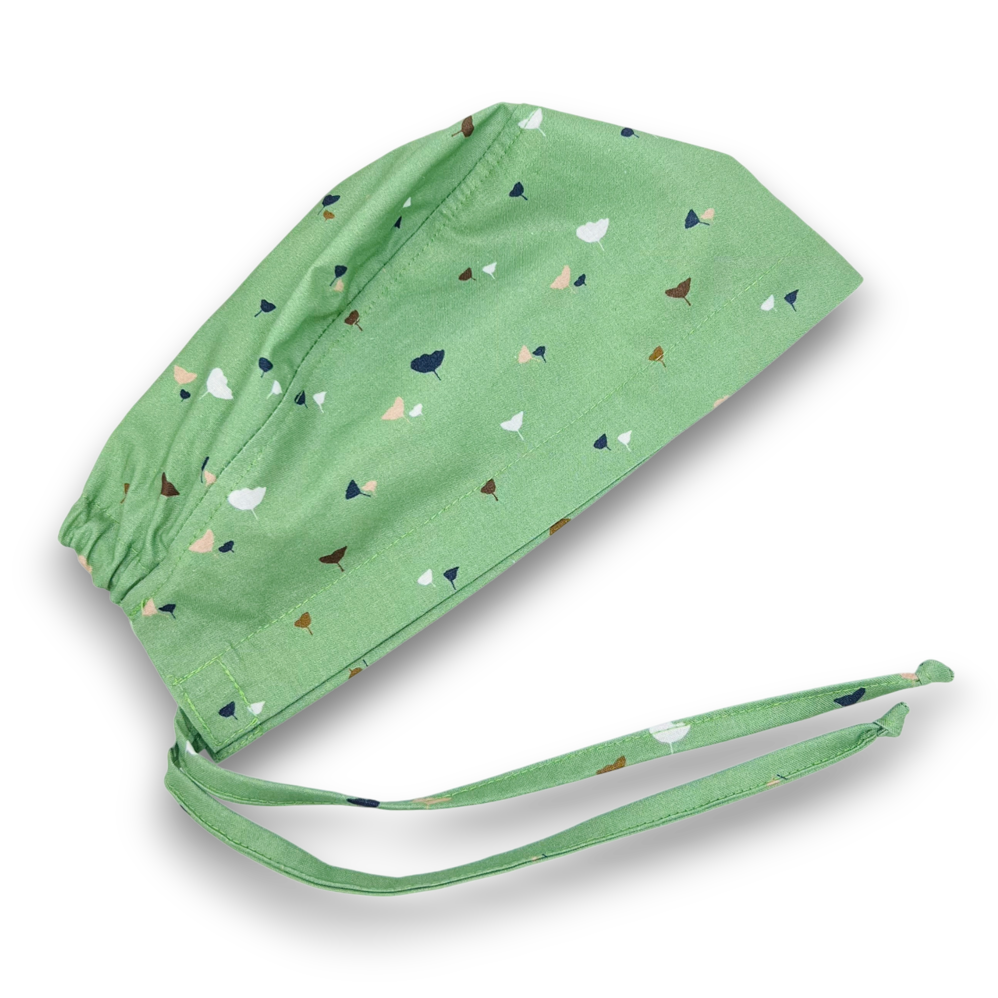 Ginko Skull tie-back style surgical scrub cap for men by Paradise Caps.