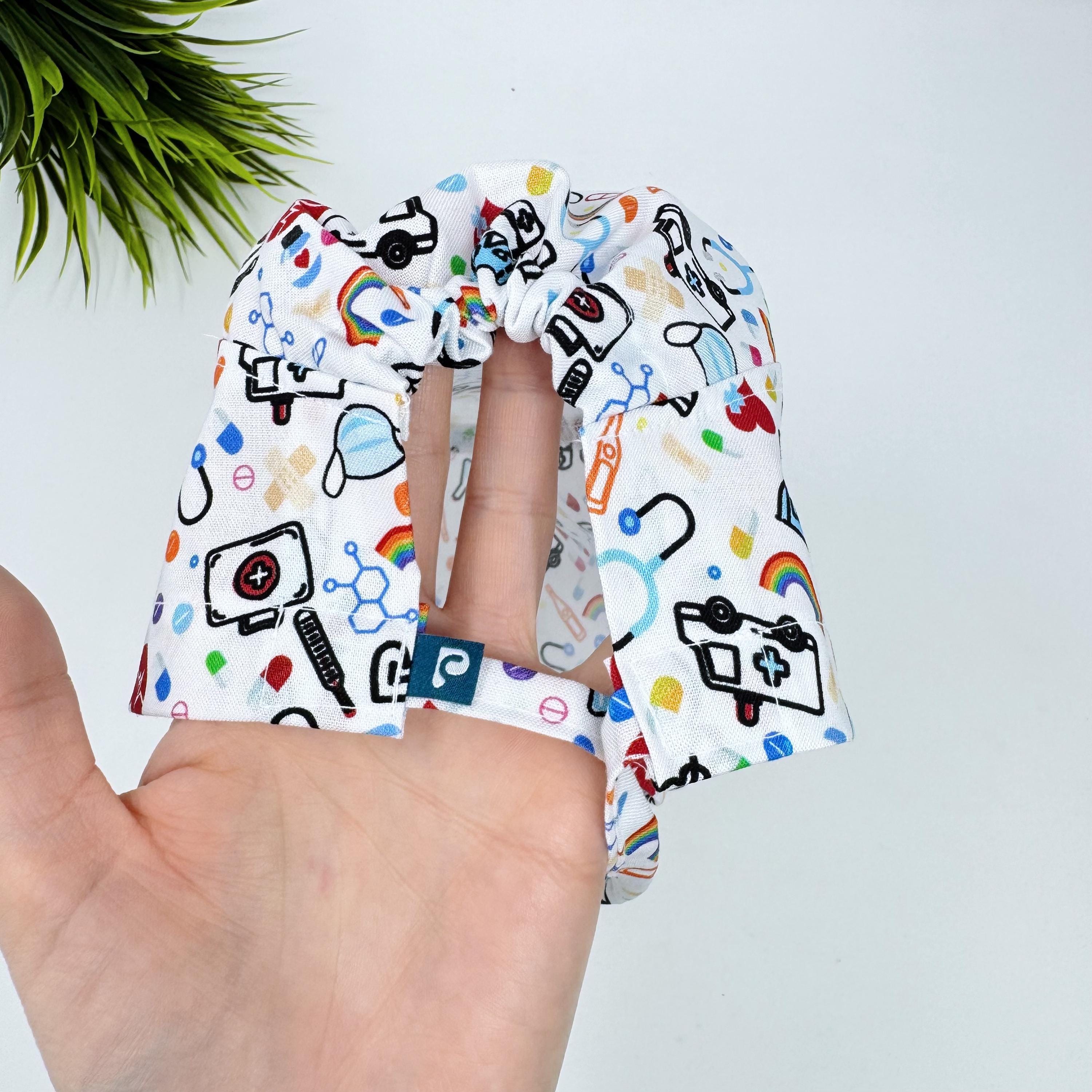 Men's surgical cap. Medical skull tie-back style scrub cap with satin lined option by Paradise Caps.