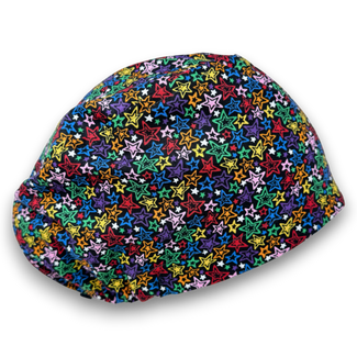 Star Euro Scrub Cap for Women with Satin Lined Option by Paradise Caps.