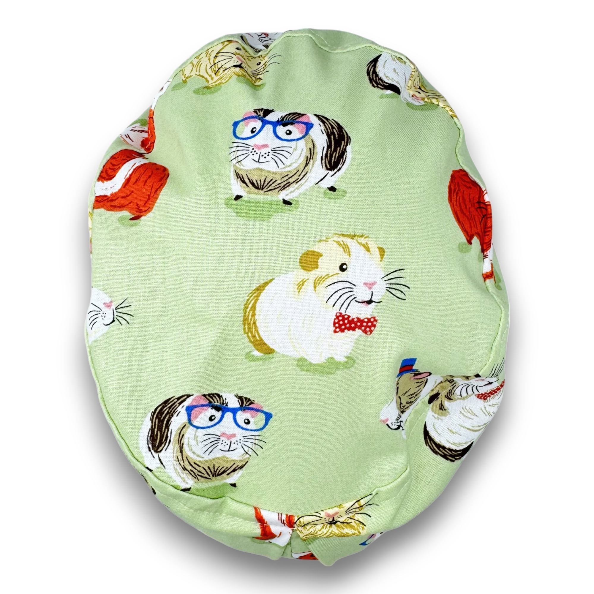 Guinea pig Euro Scrub Cap for Women with Satin Lined Option by Paradise Caps.
