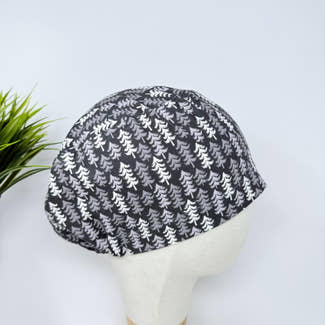 Euro scrub cap for women. Nordic Pines European surgical hat with satin lined by Paradise Caps.